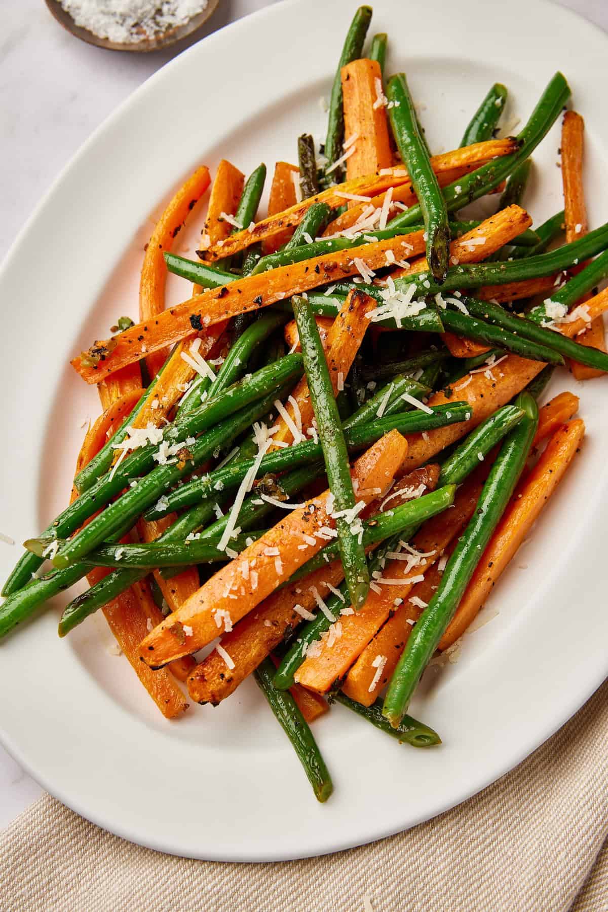 Roasted Green Beans and Carrots