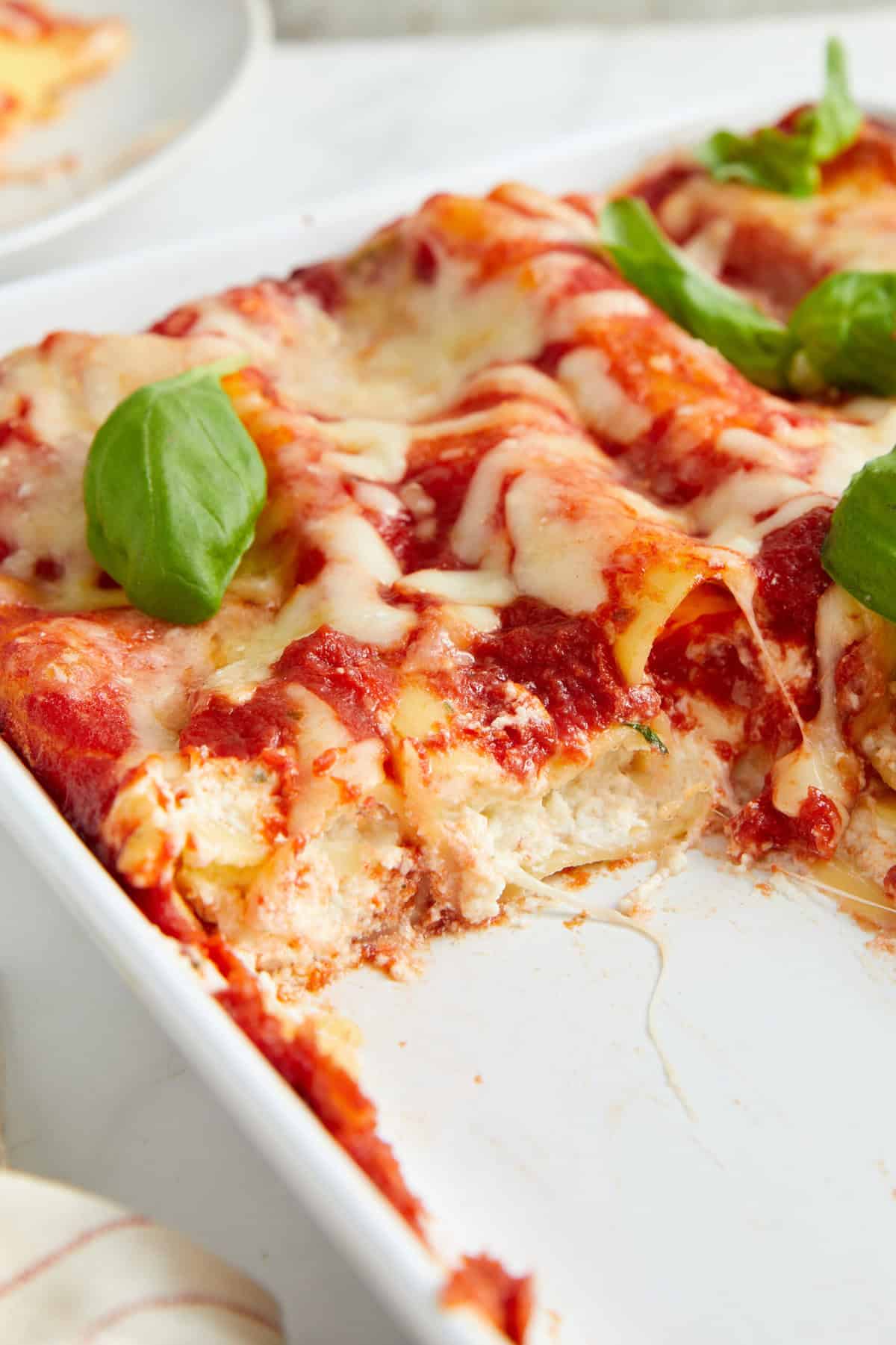 Three Cheese Manicotti - foodfaithfitness