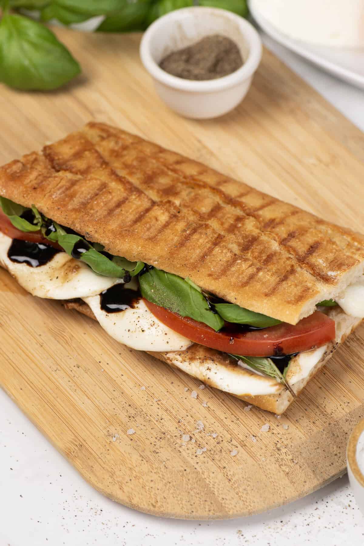 Caprese Panini - foodfaithfitness