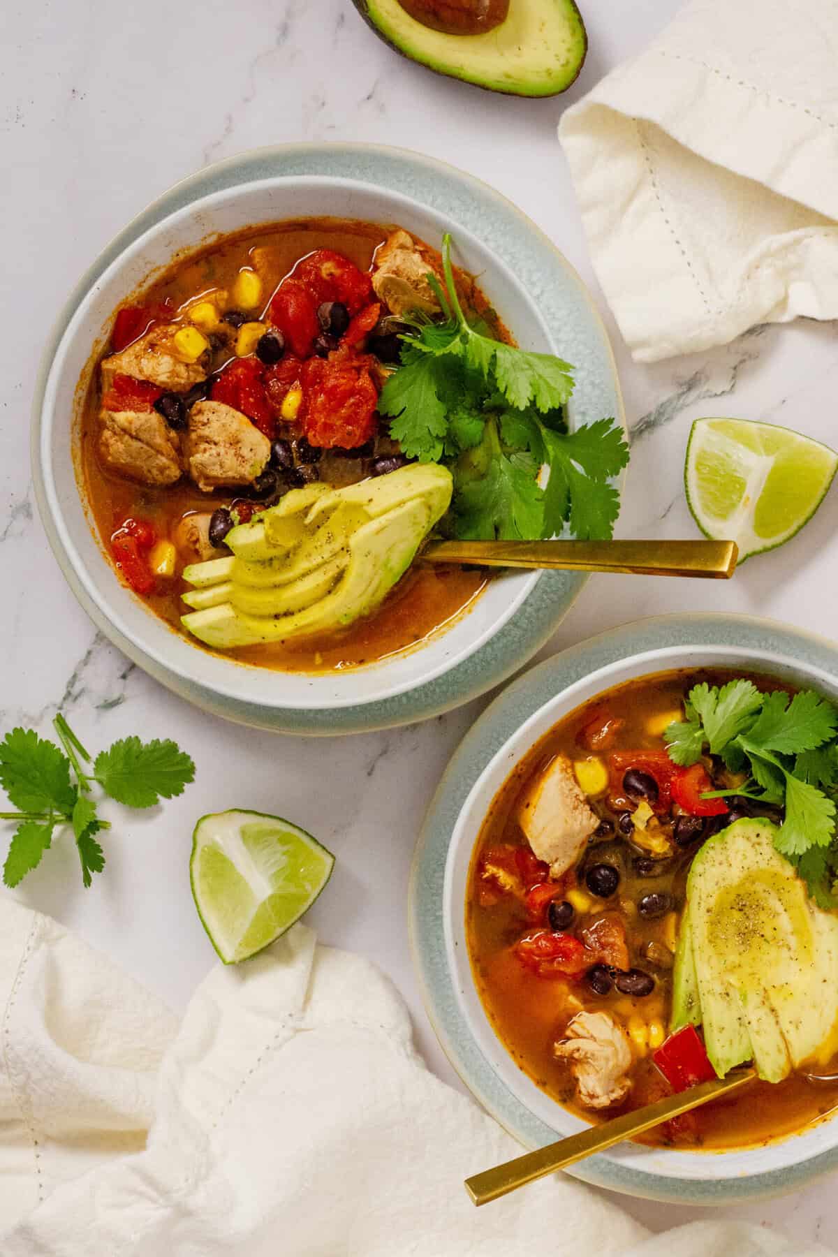 Chicken black bean soup - foodfaithfittness