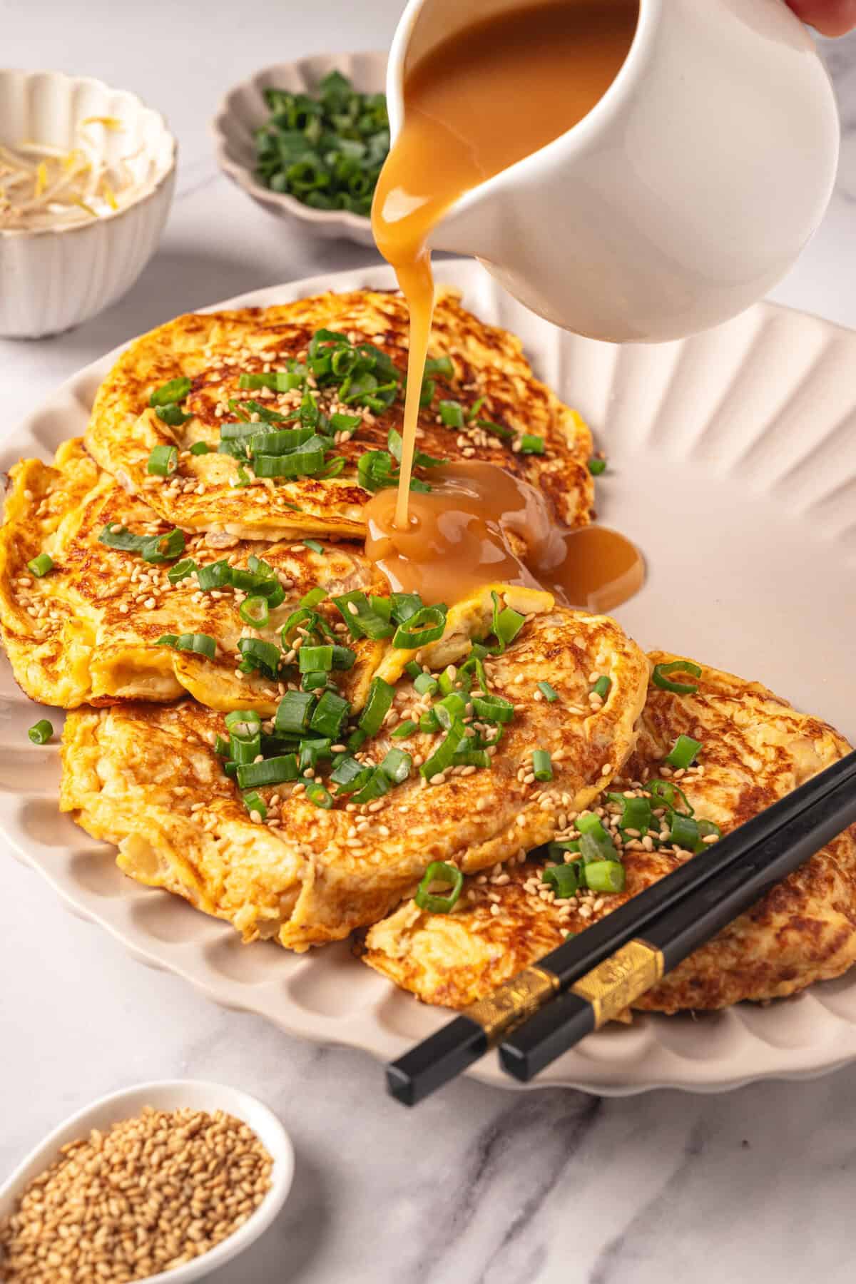 Chicken Egg Foo Young - Foodfaithfittness