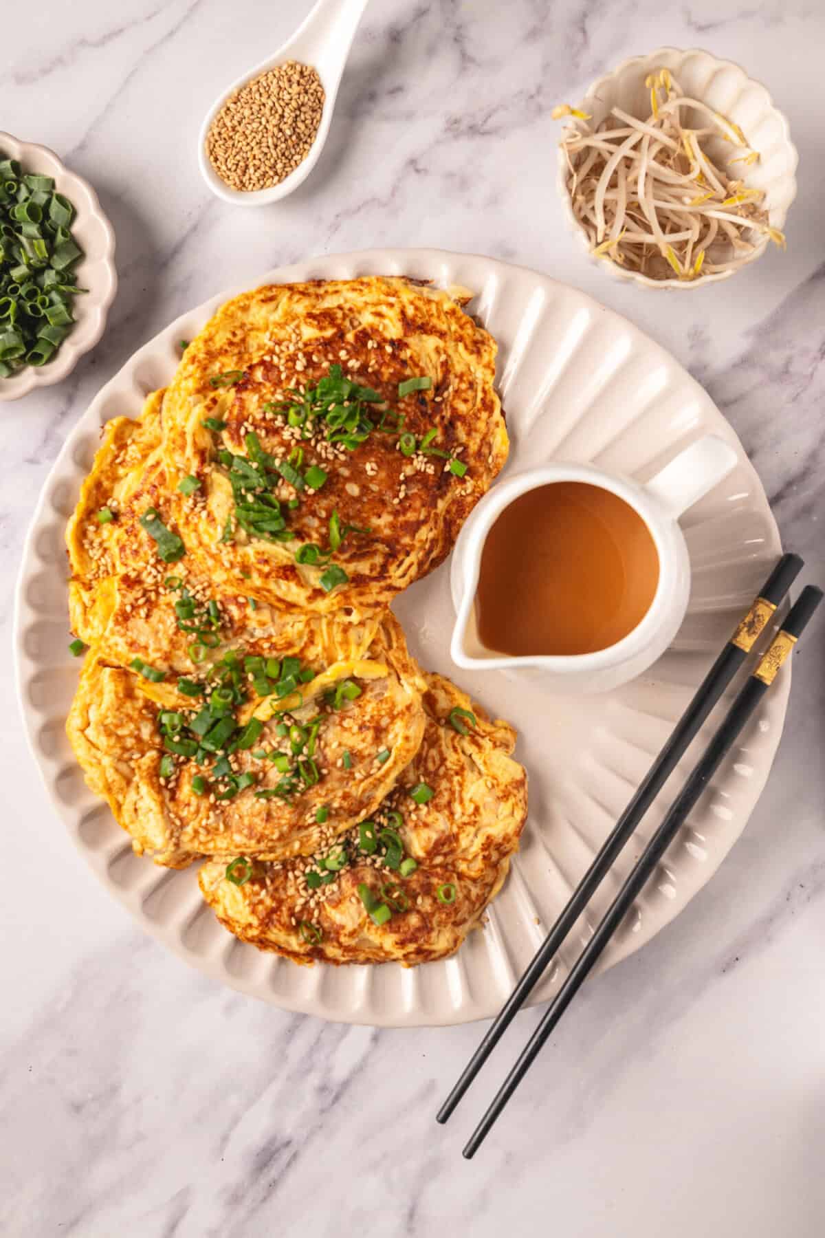 Chicken Egg Foo Young - Foodfaithfittness