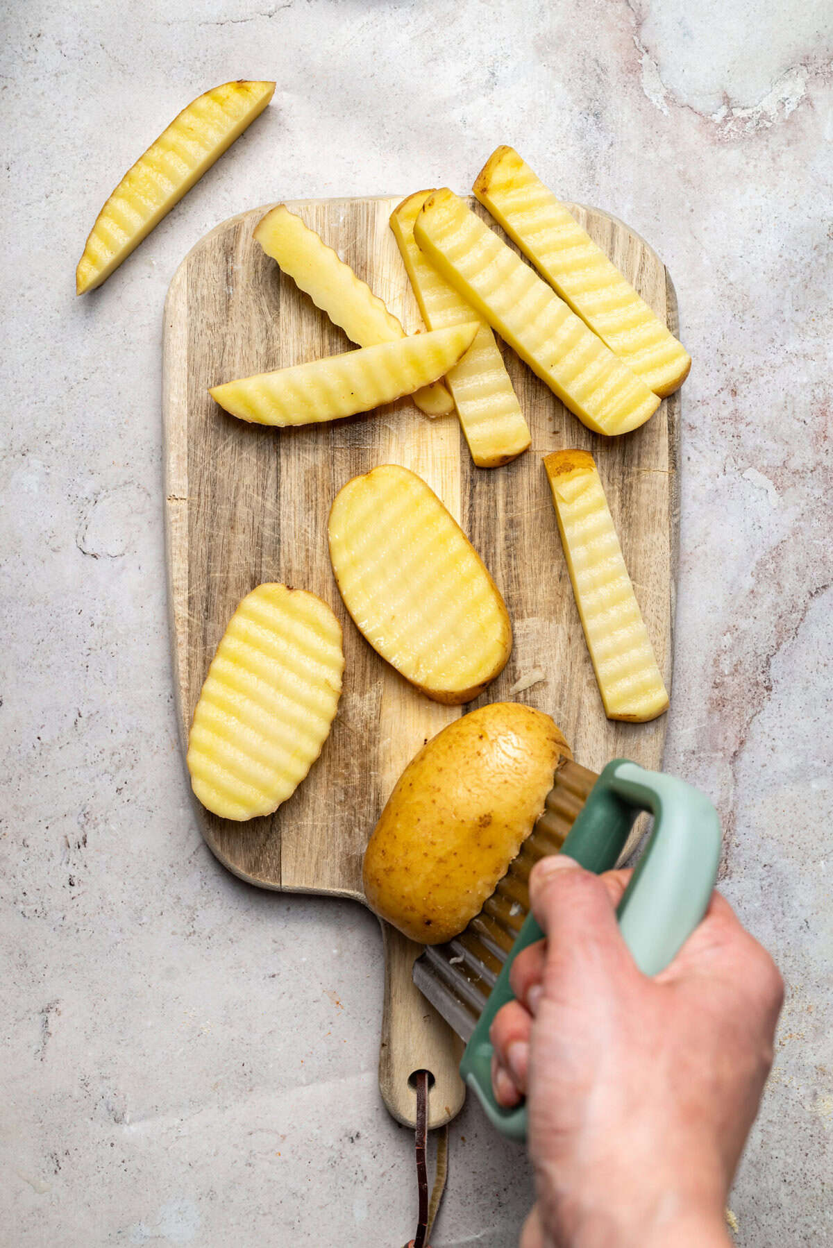 How to Make Waffle Fries With a Crinkle Cutter: Crispy Perfection