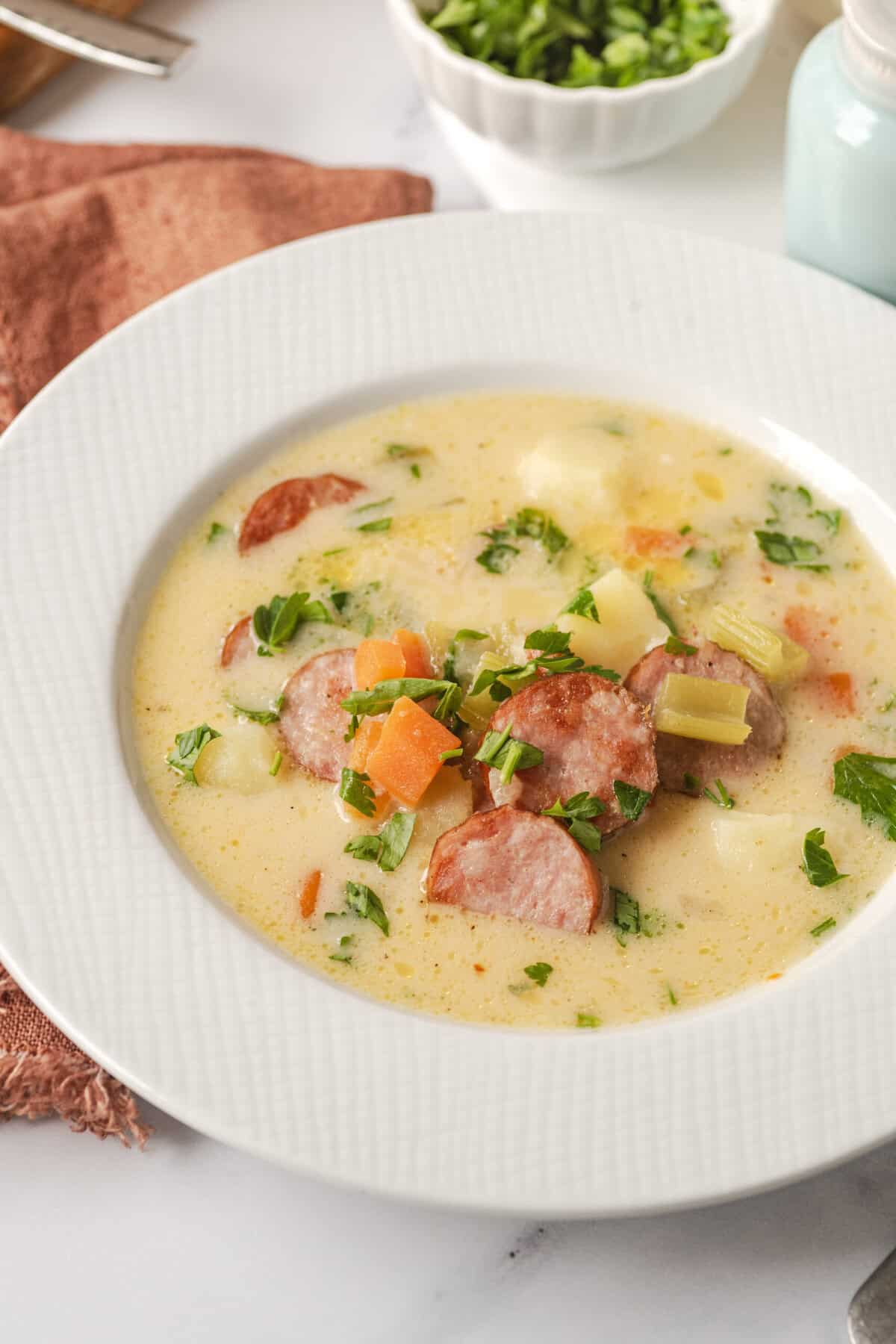 Kielbasa Potato Soup - foodfaithfitness