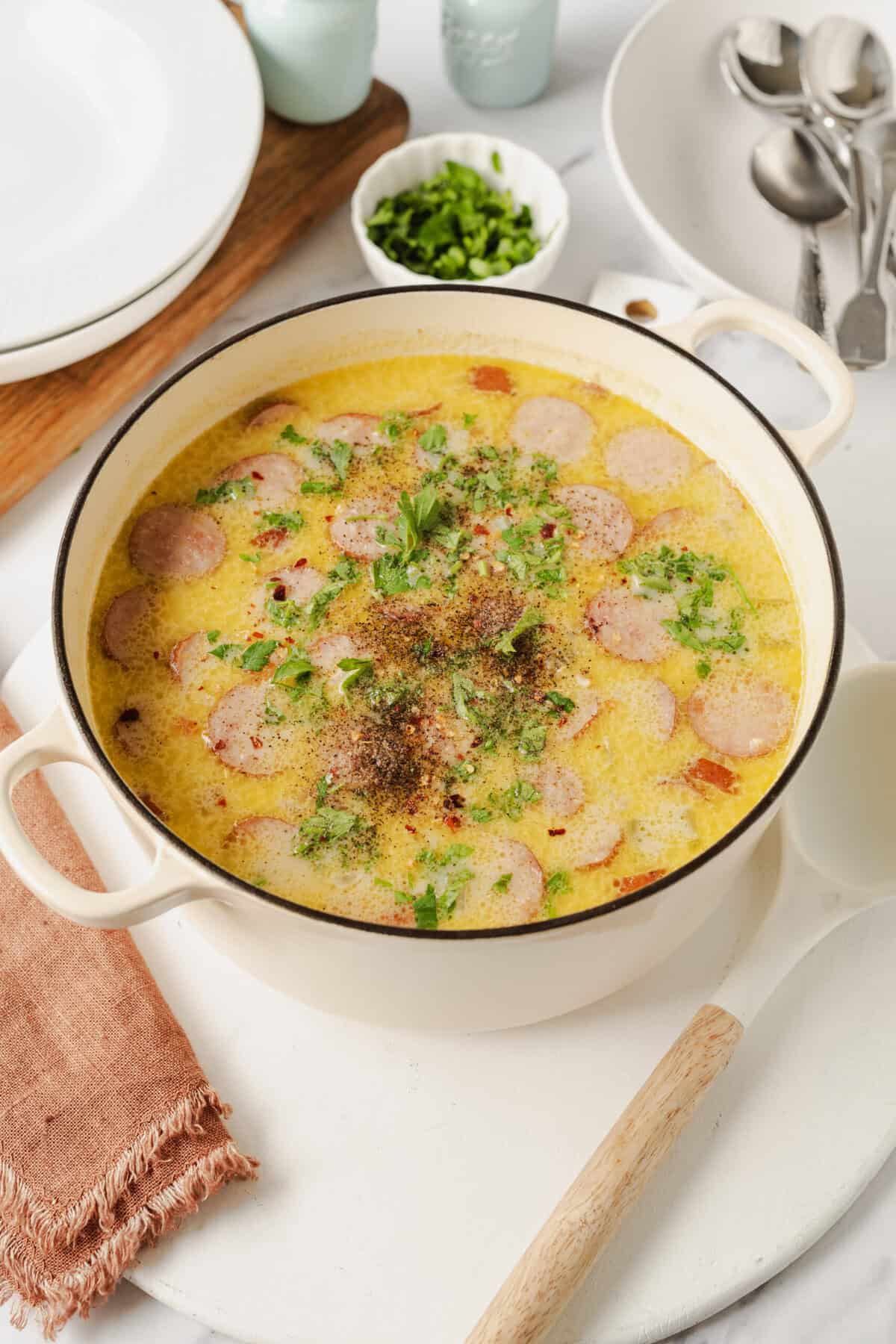 Kielbasa Potato Soup - foodfaithfitness