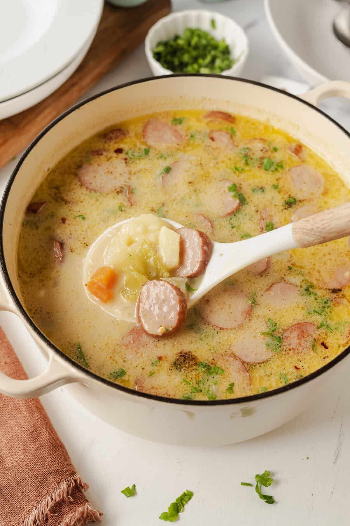 Kielbasa Potato Soup - foodfaithfitness