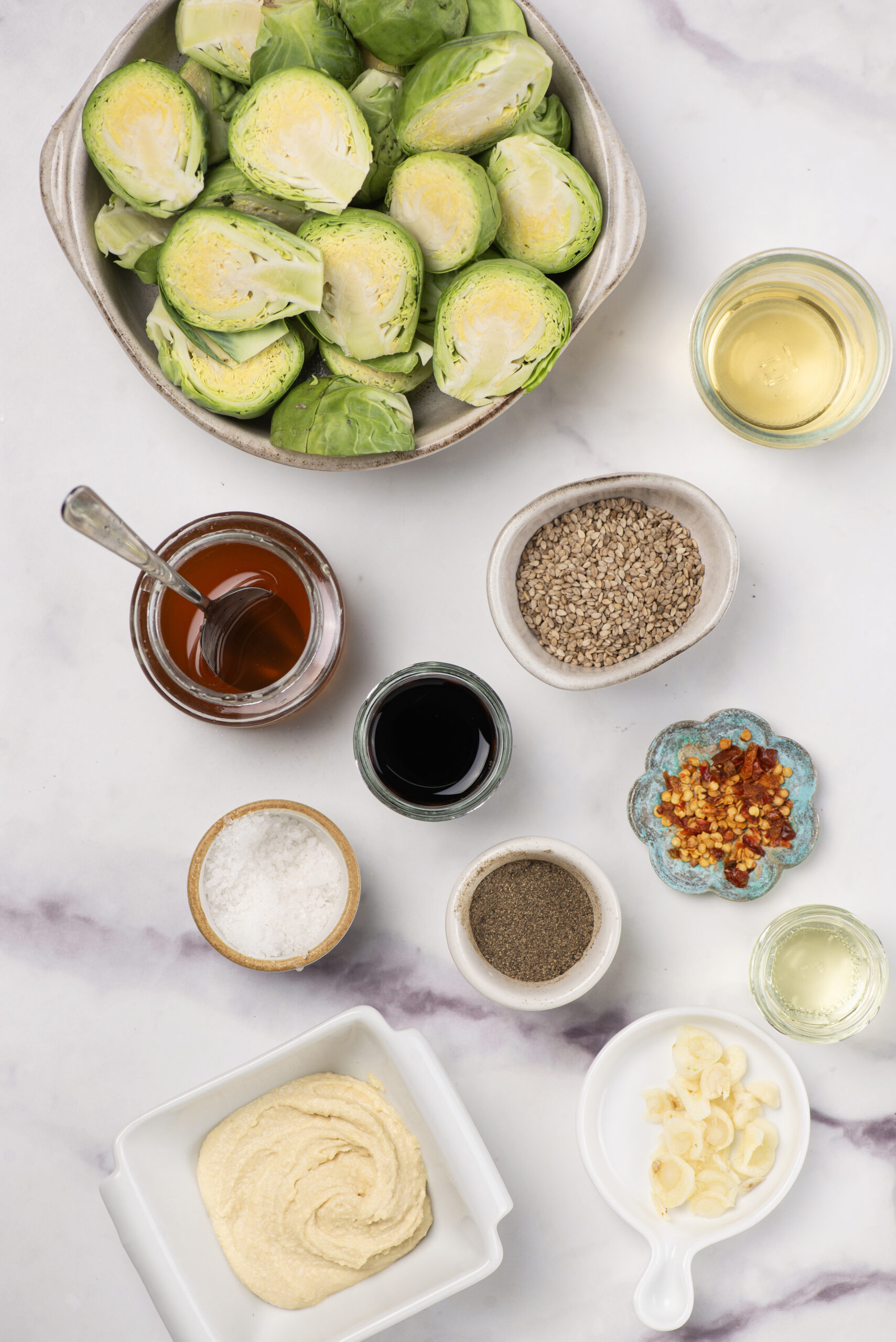Miso-Glazed Brussels Sprouts - foodfaithfitness
