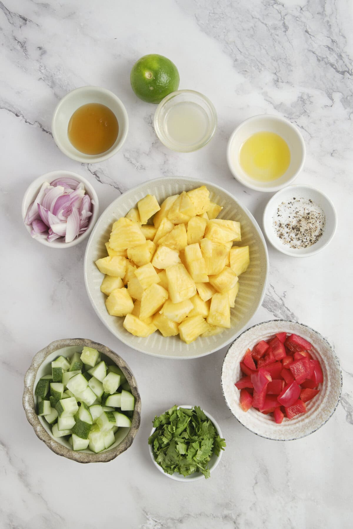 Pineapple Salad - foodfaithfitness