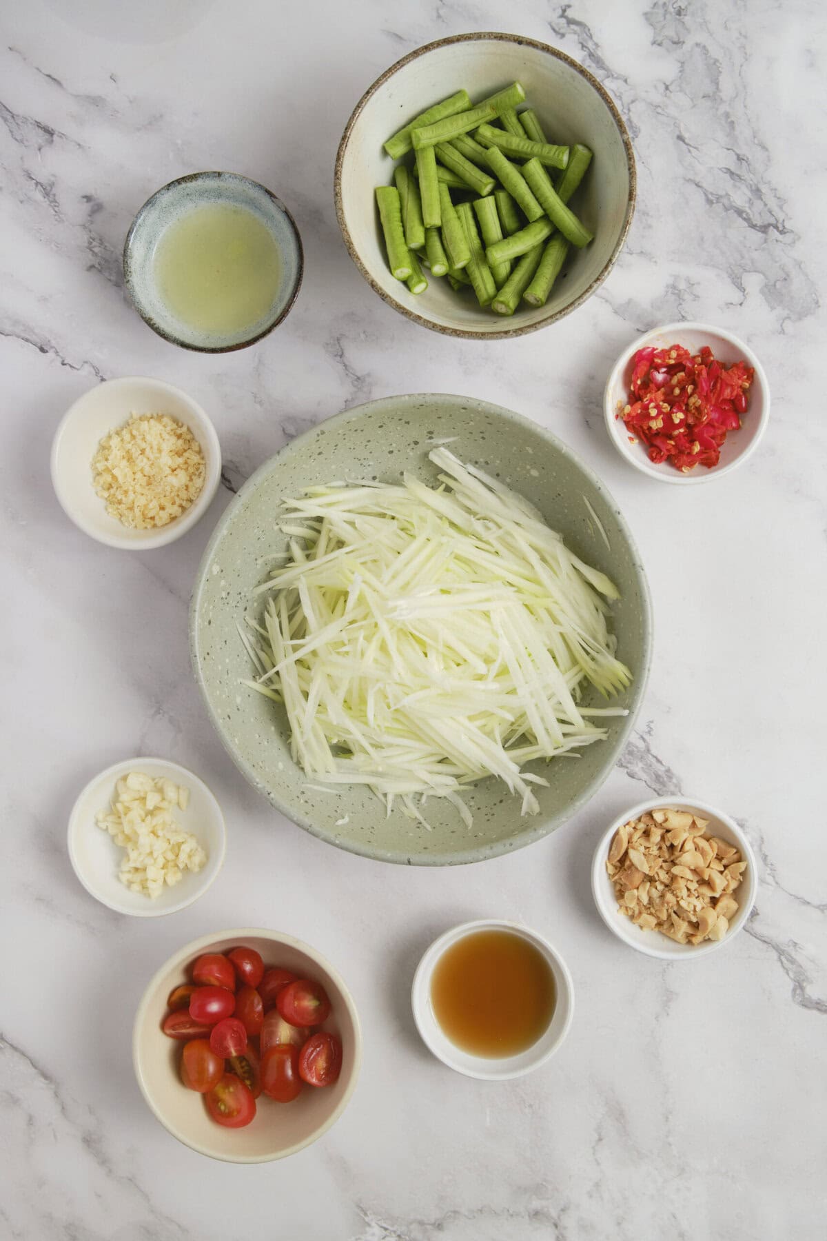 Thai papaya salad - foodfaithfittness