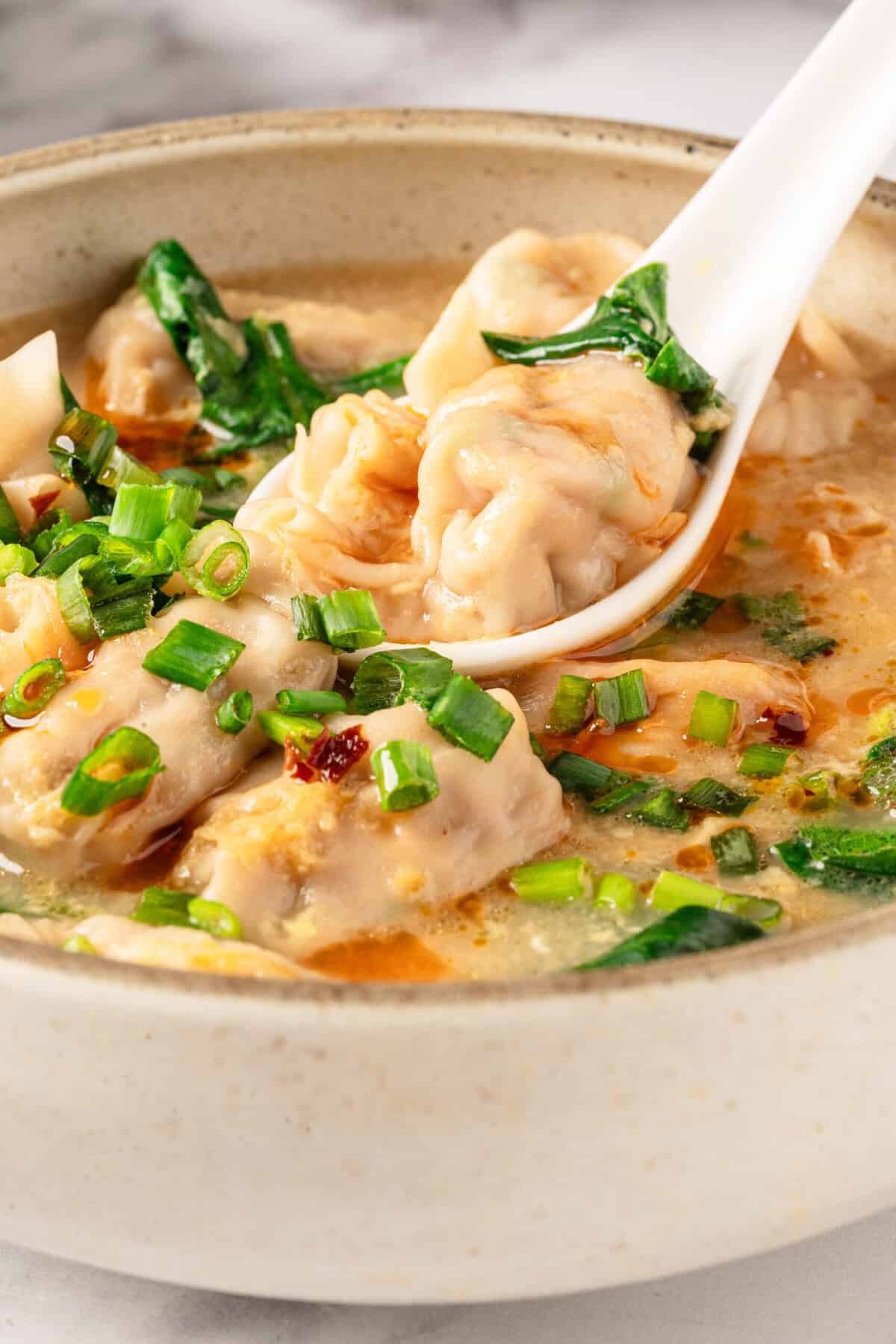 Wonton Egg Drop Soup - foodfaithfitness