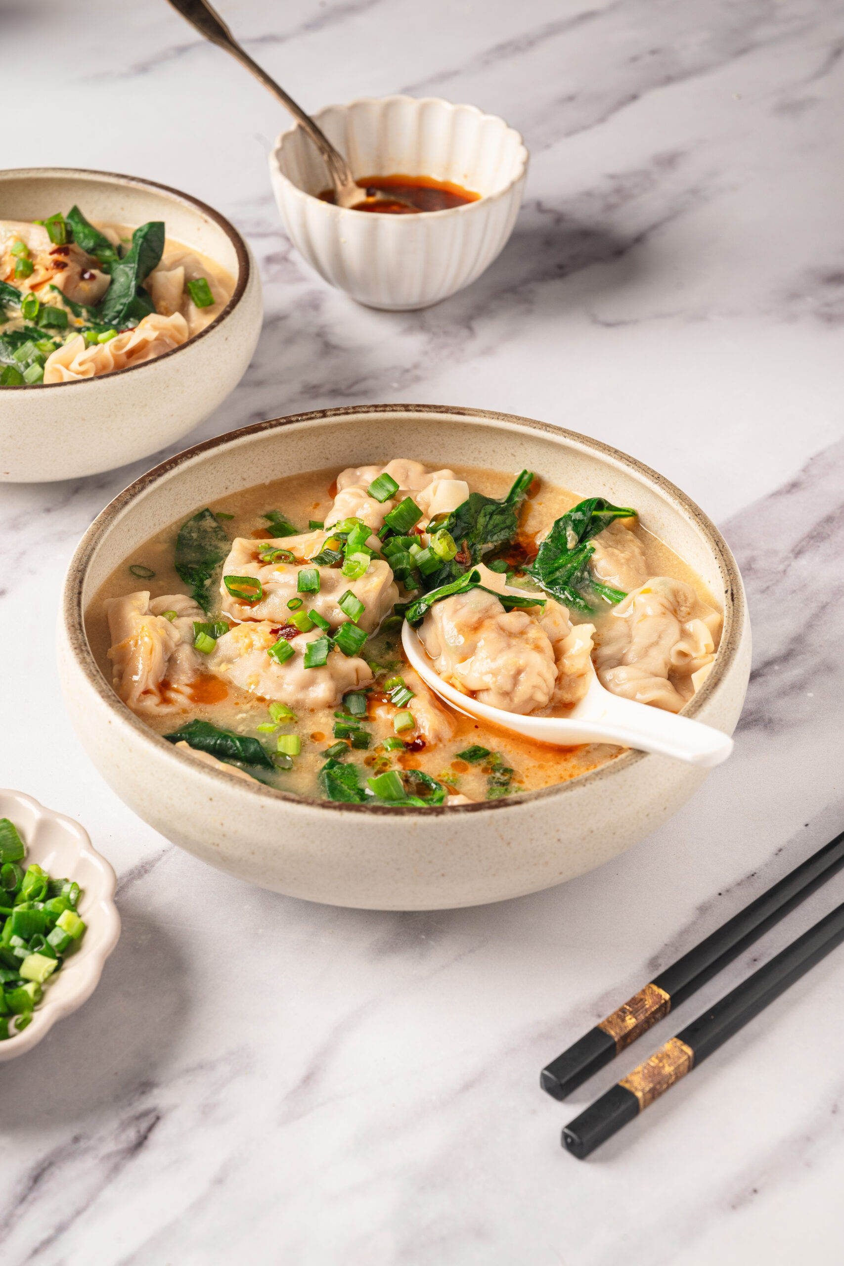 Wonton Egg Drop Soup - foodfaithfitness