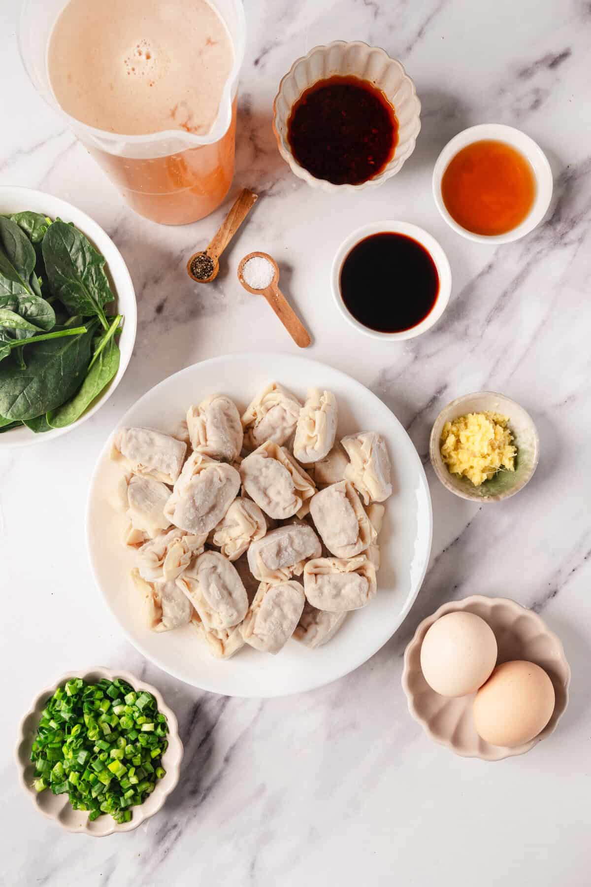 Wonton Egg Drop Soup - foodfaithfitness