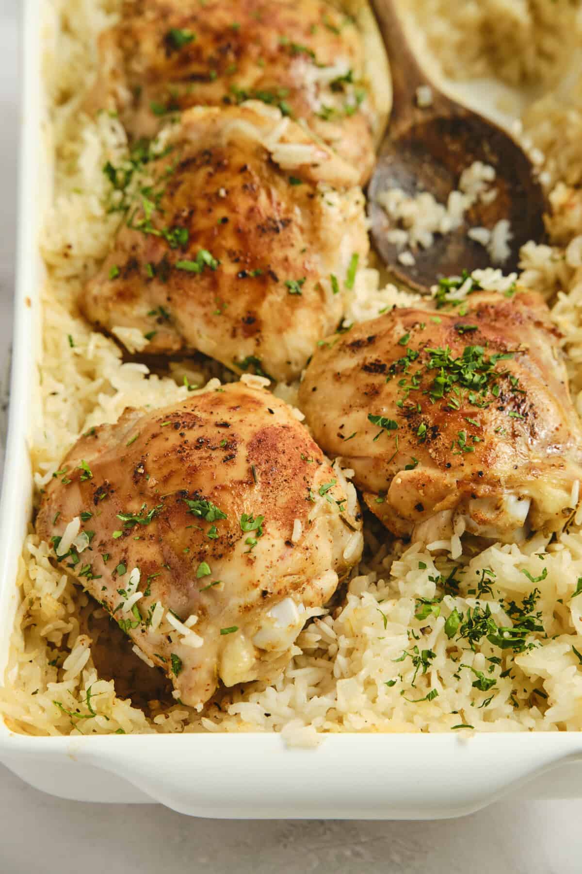 Baked Chicken and Rice - Foodfaithfittness