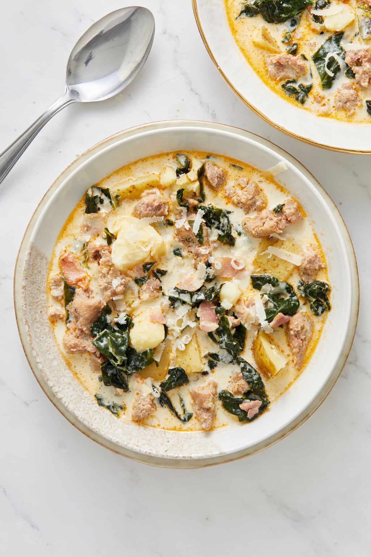 Crock -pot Zuppa Toscana - Foodfaithfittness
