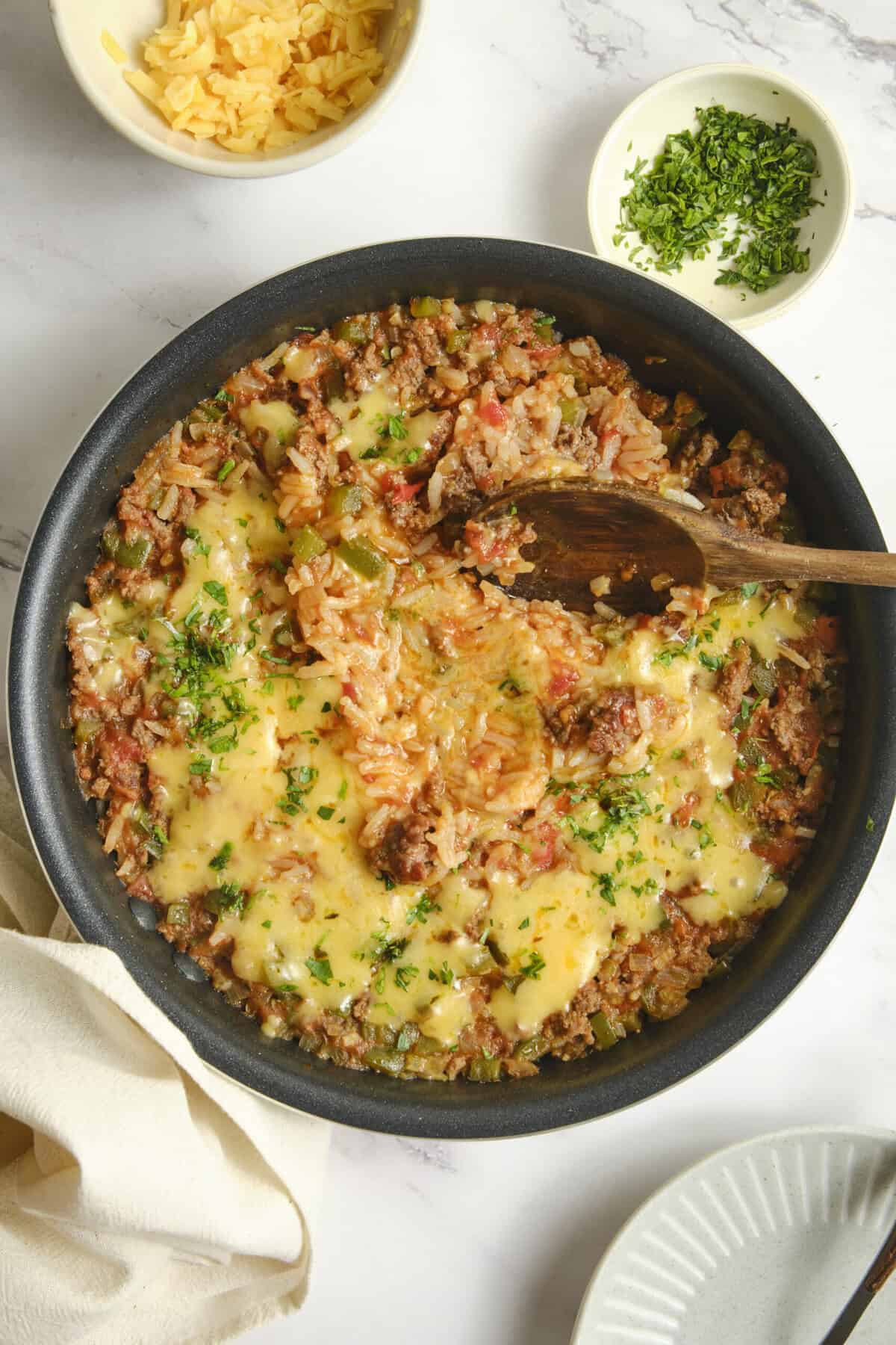 Ground Beef and Rice Skillet - foodfaithfitness