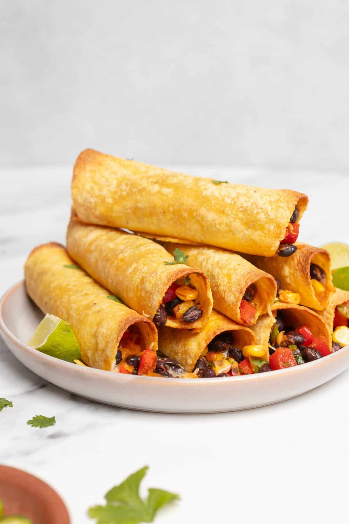 Vegetarian taquitos - foodfaithfittness