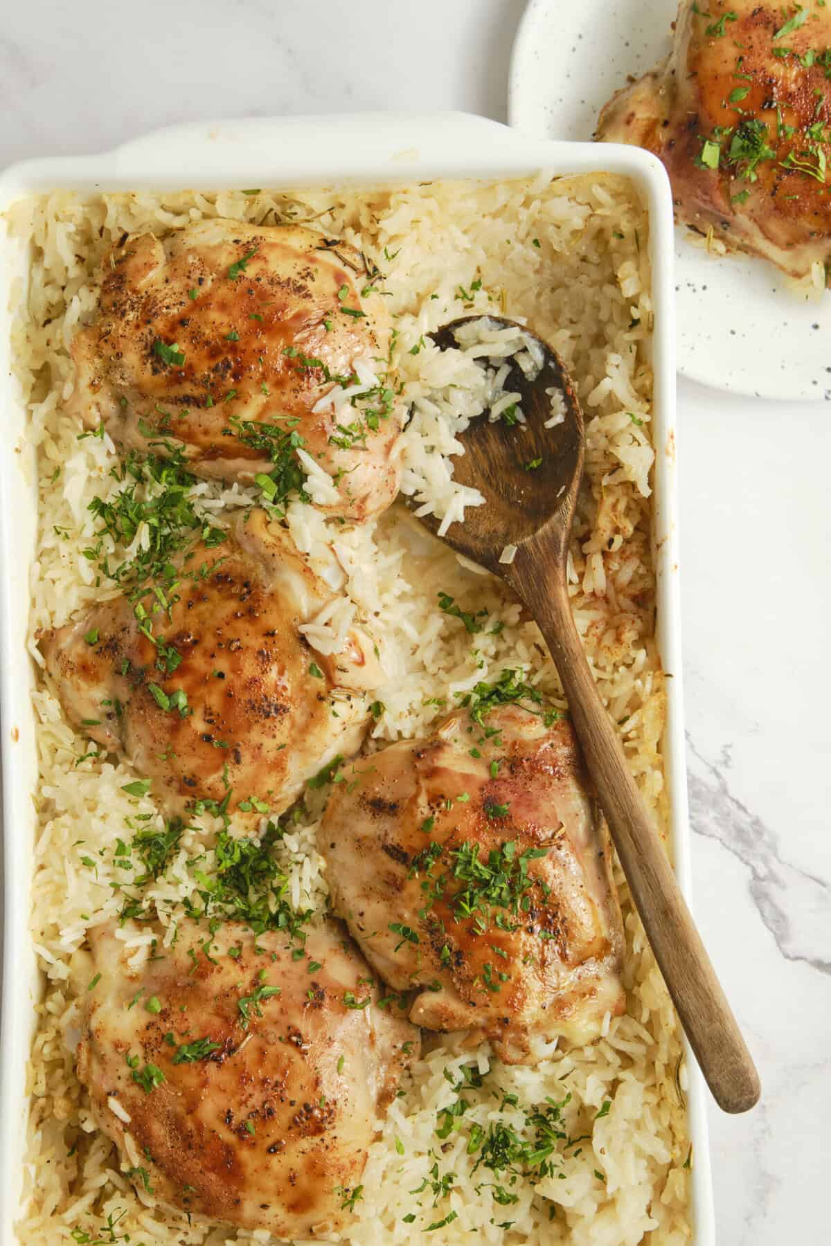 Baked Chicken and Rice - Foodfaithfittness