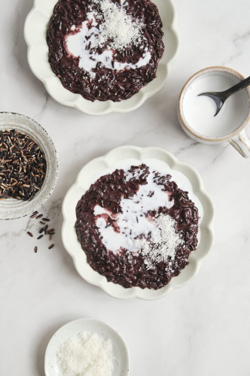 Sticky Rioce Pudding Black Sticky Rice Pudding - Food Faith Fitness