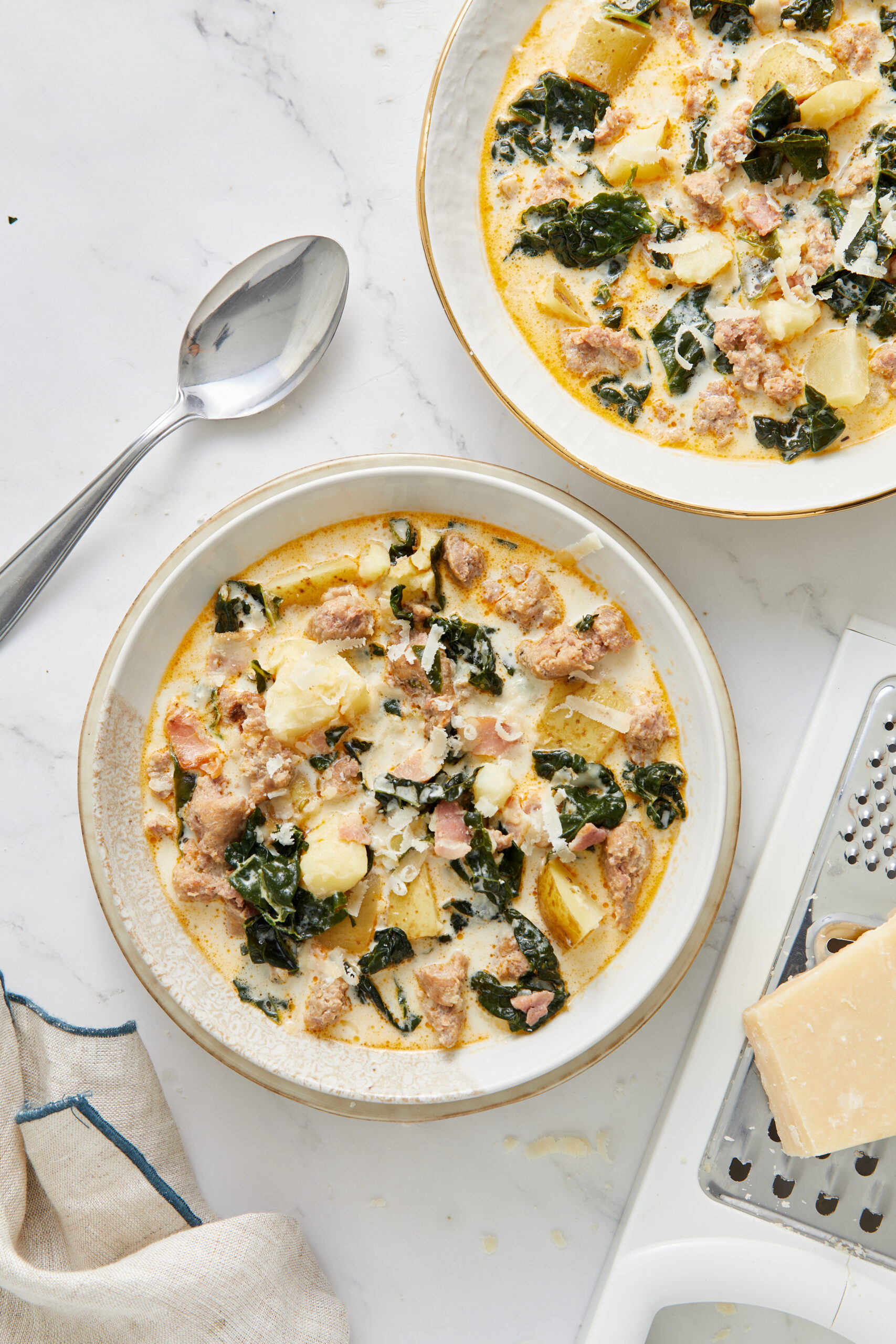 Crock -pot Zuppa Toscana - Foodfaithfittness