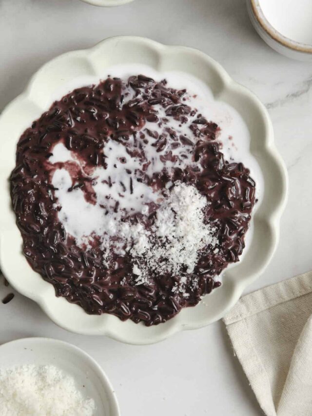 Black Sticky Rice Pudding - Food Faith Fitness
