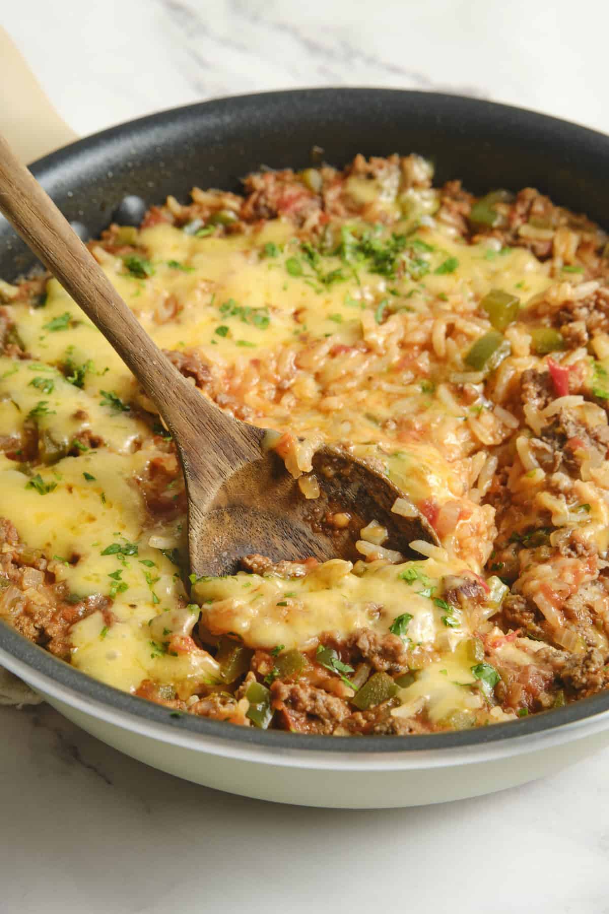 Ground Beef and Rice Skillet - foodfaithfitness