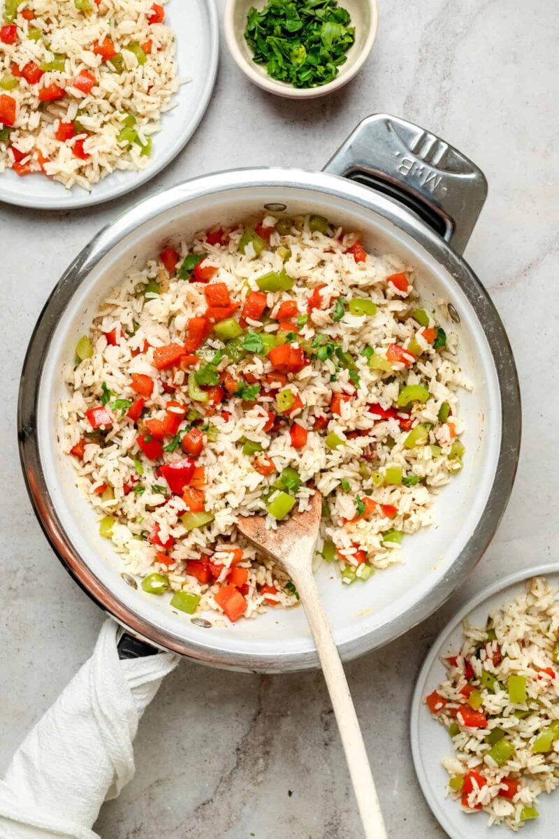 Rice With Peppers - Food Faith Fitness