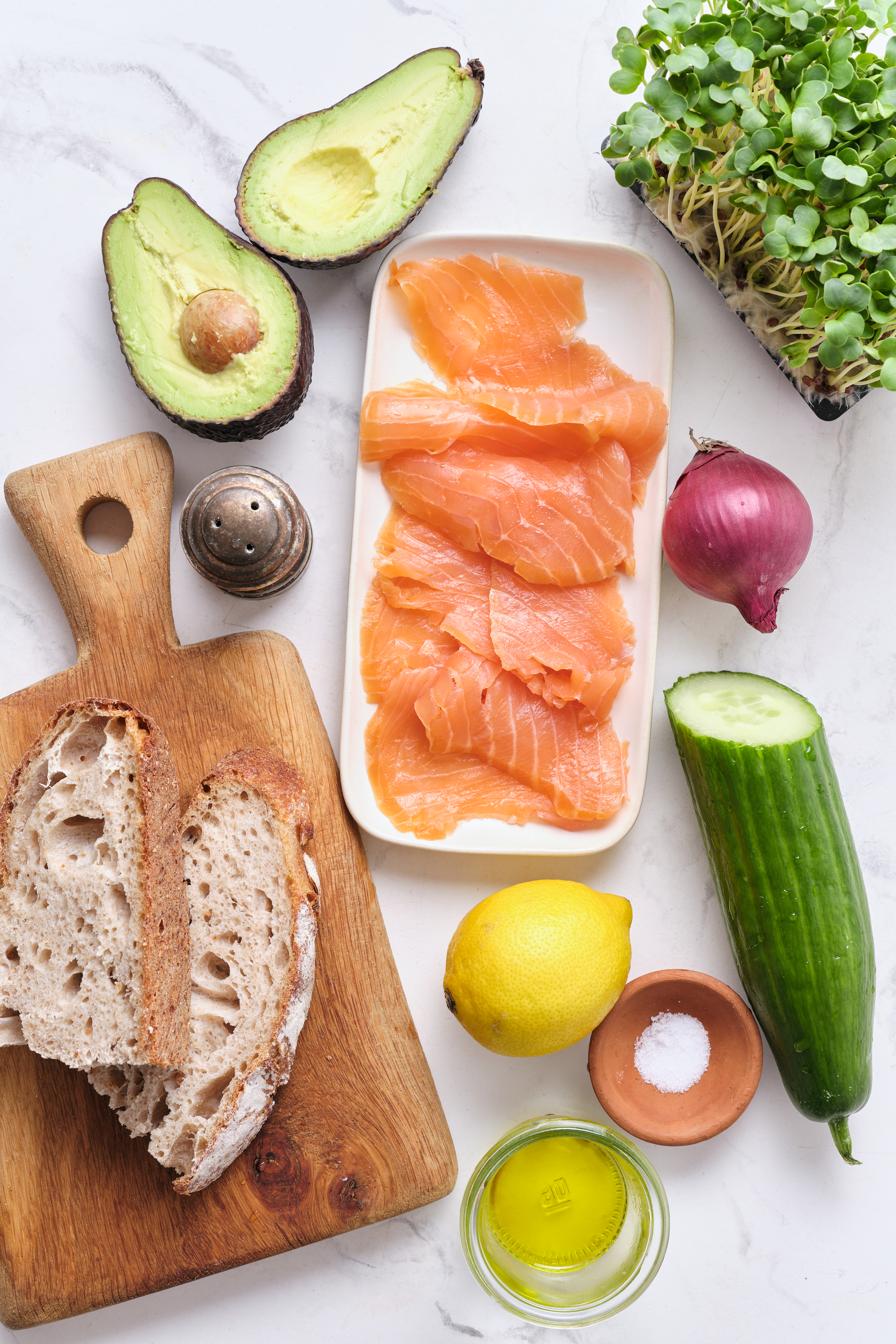 Smoked Salmon Avocado Toast - foodfaithfitness