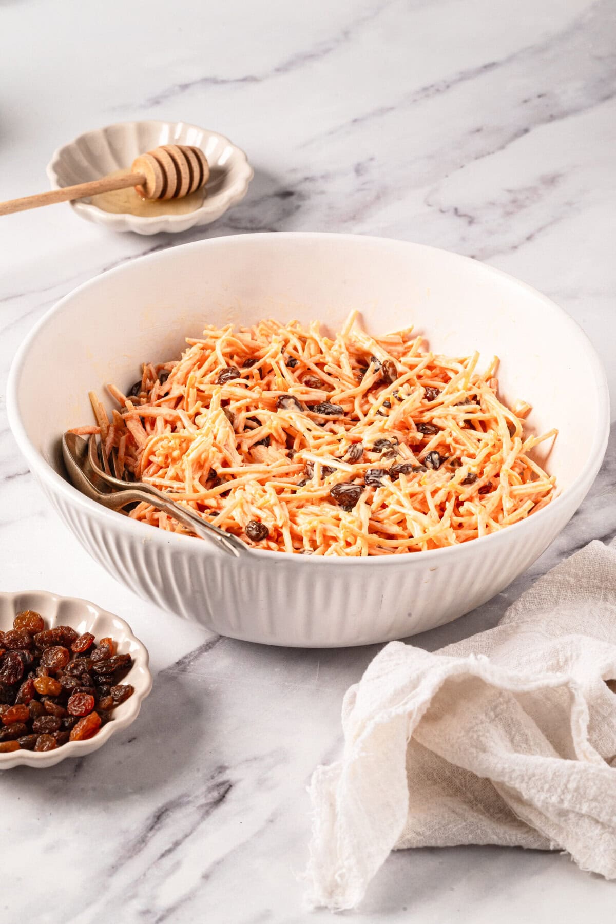 Carrot Raisin Salad Recipe - foodfaithfitness