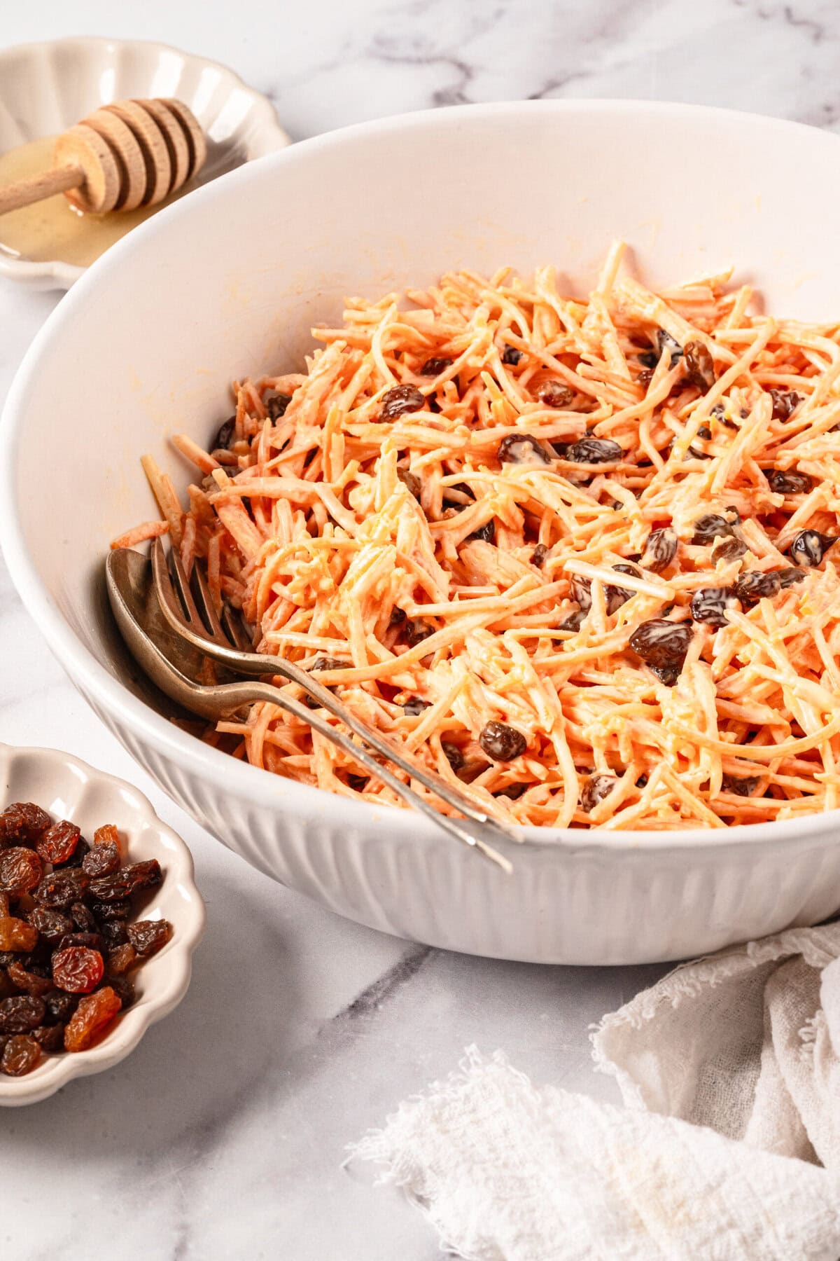 Carrot Raisin Salad Recipe - foodfaithfitness