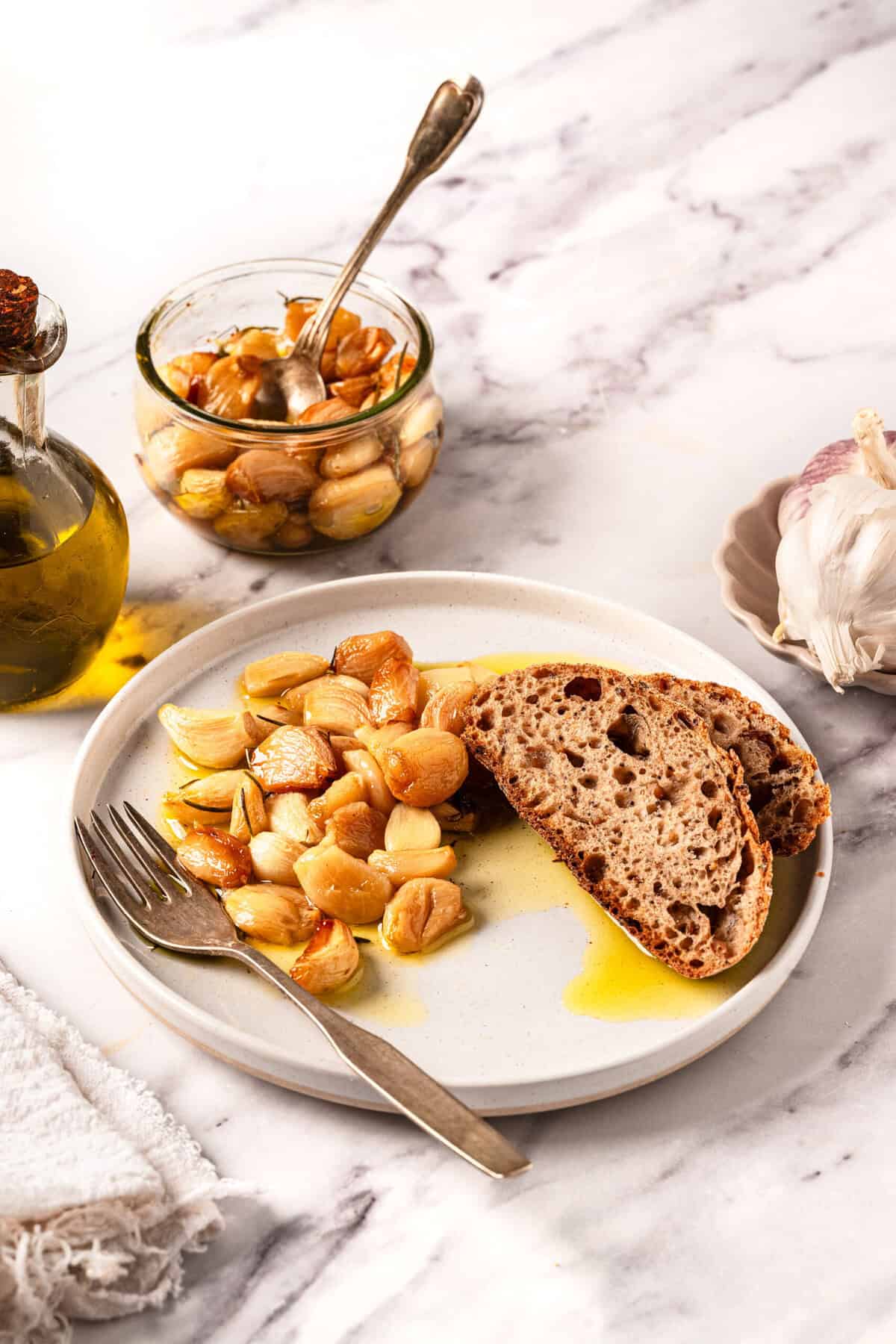 Garlic Confit - Foodfaithfittness