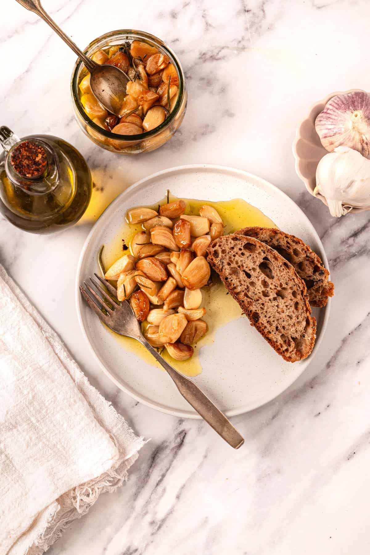 Garlic Confit - Foodfaithfittness