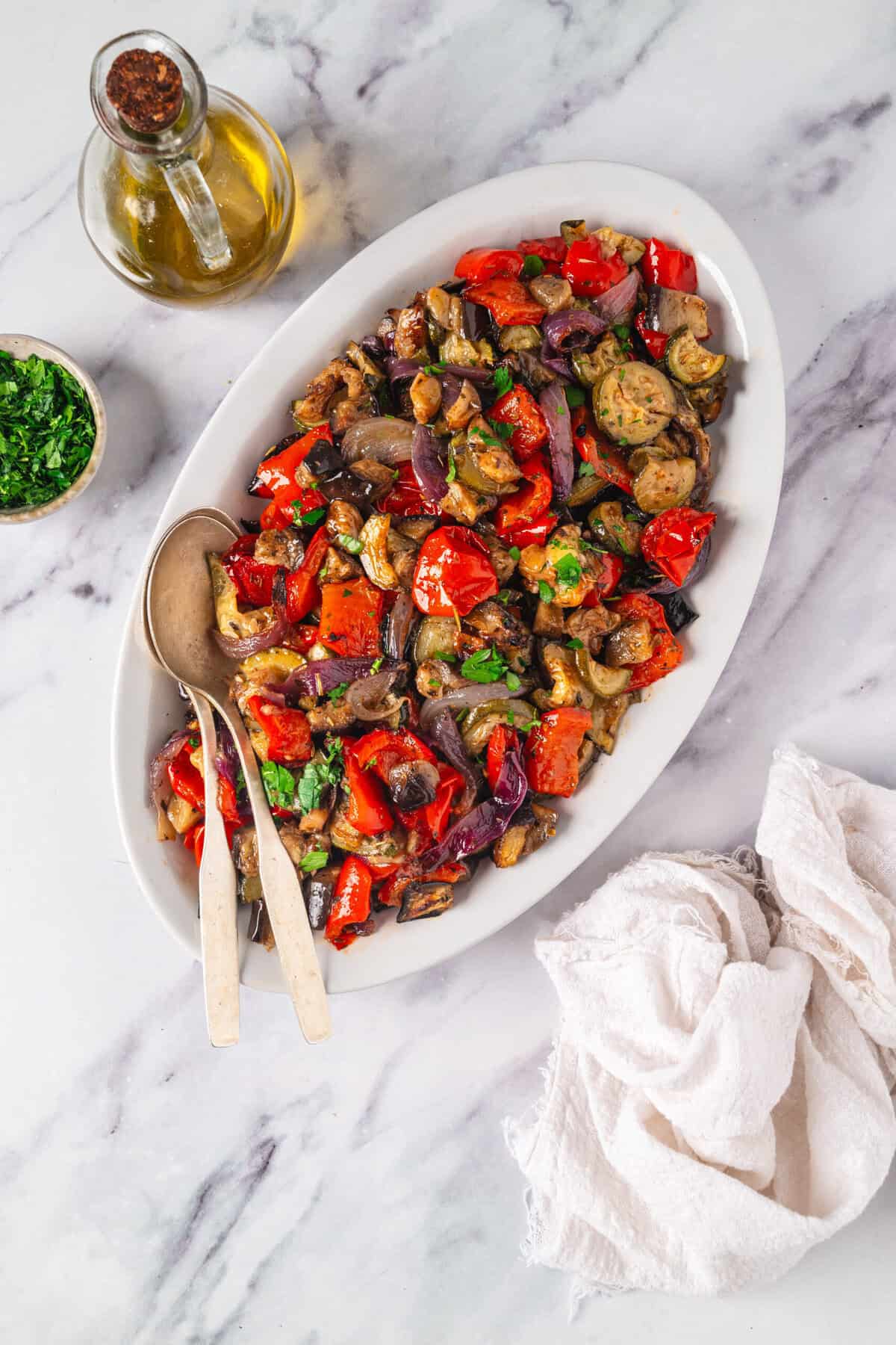 Greek Roasted Vegetables - foodfaithfitness