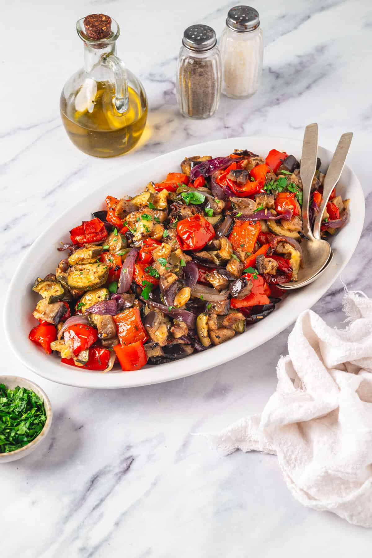 Greek Roasted Vegetables - foodfaithfitness