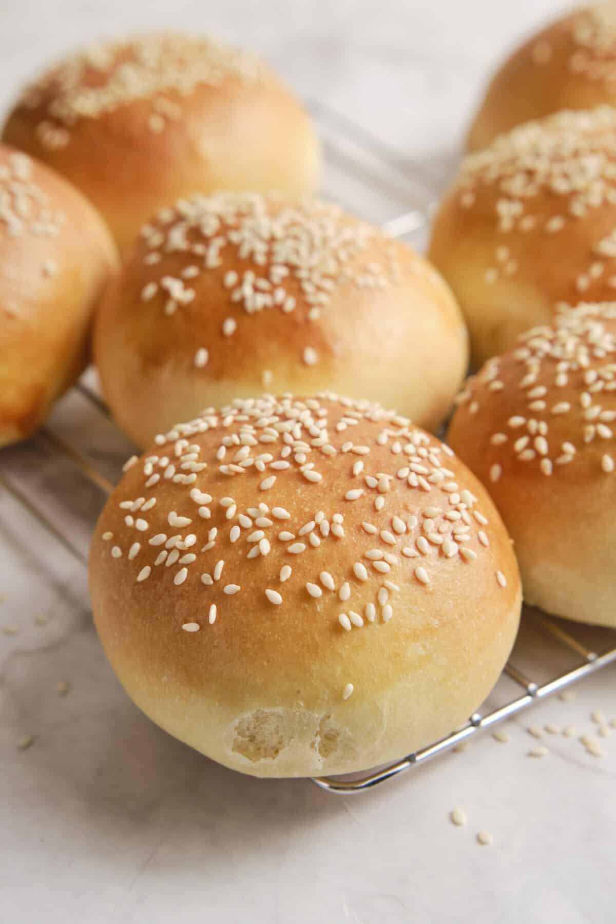 Hamburger Bun Recipe - foodfaithfitness
