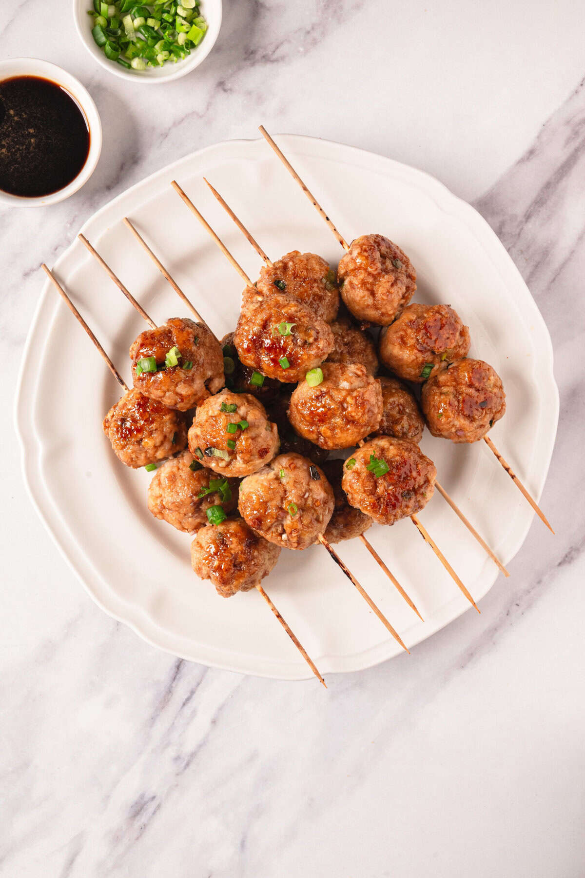Tsukune (Japanese Chicken Meatballs) - foodfaithfitness