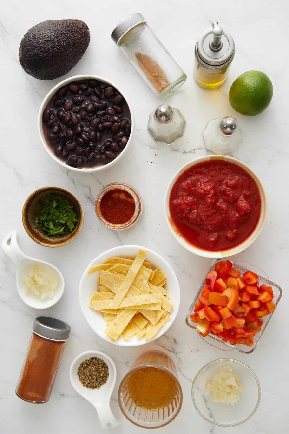 Vegetarian Tortilla Soup - foodfaithfitness