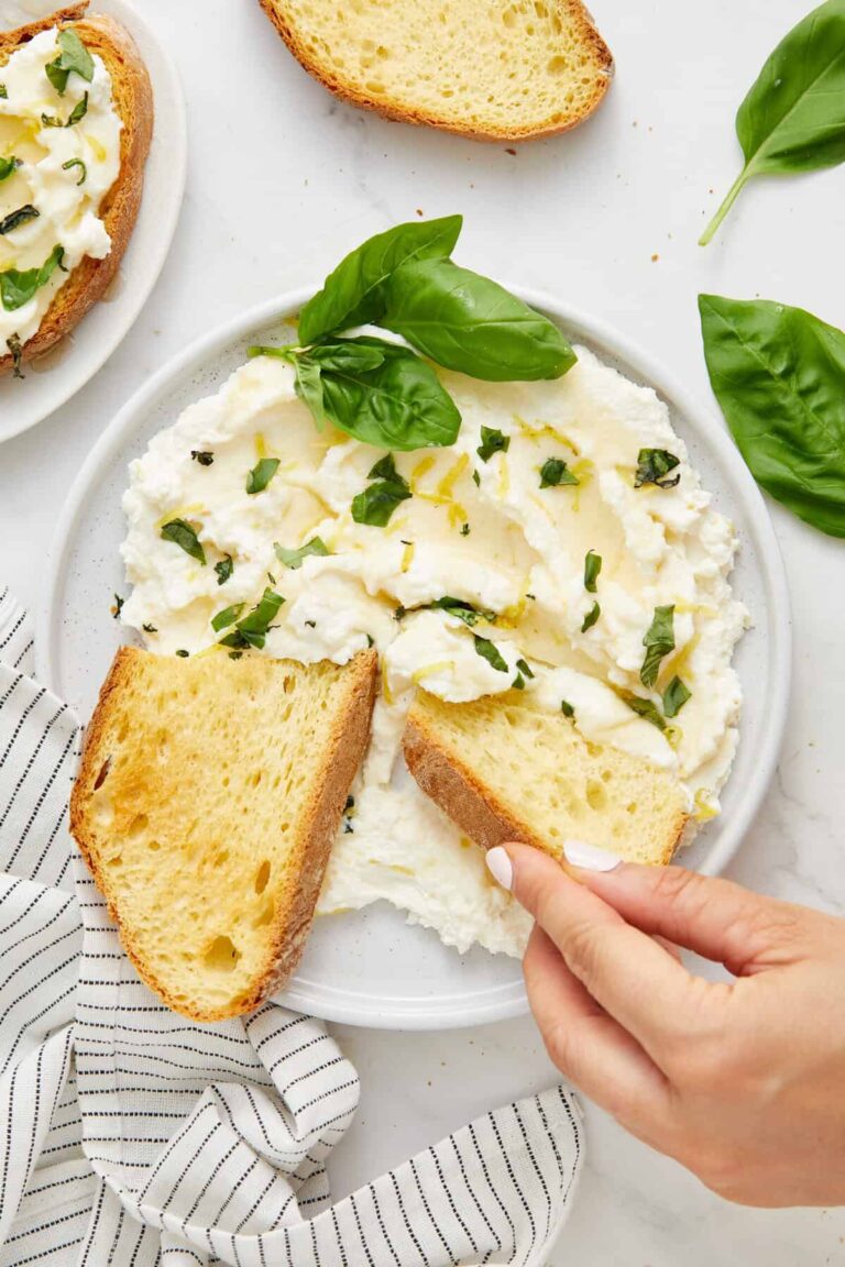 Whipped Ricotta Display Whipped Ricotta - Food Faith Fitness