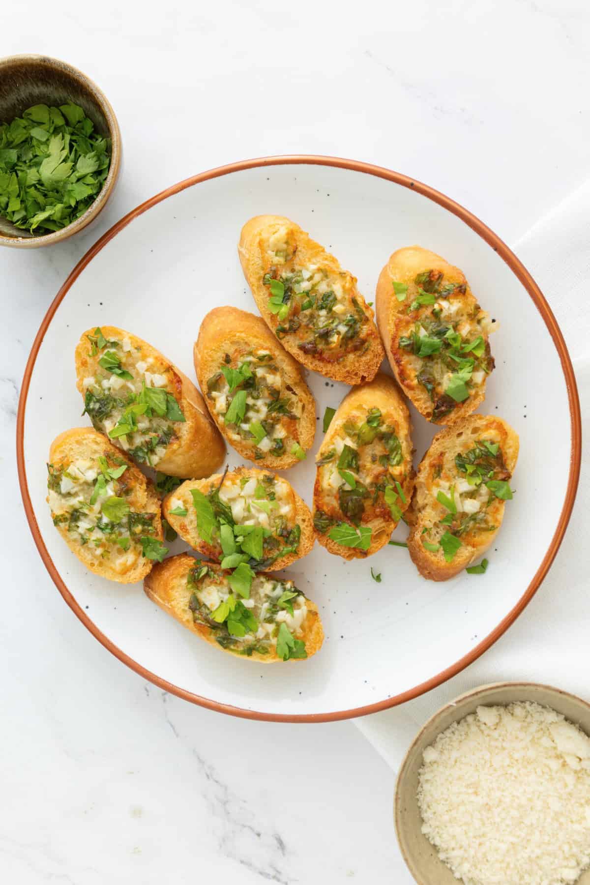 Air Fryer Garlic Bread - foodfaithfitness