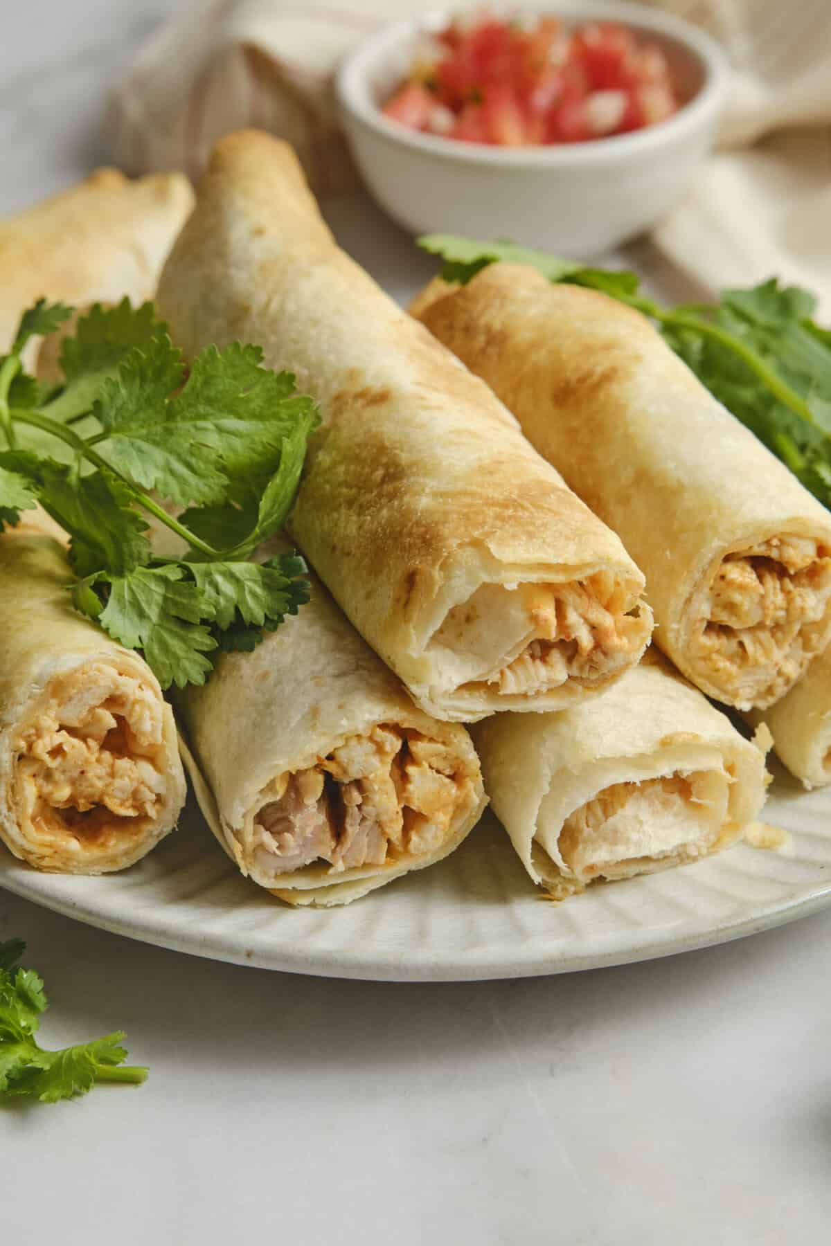 Air Fryer Taquitos - foodfaithfitness