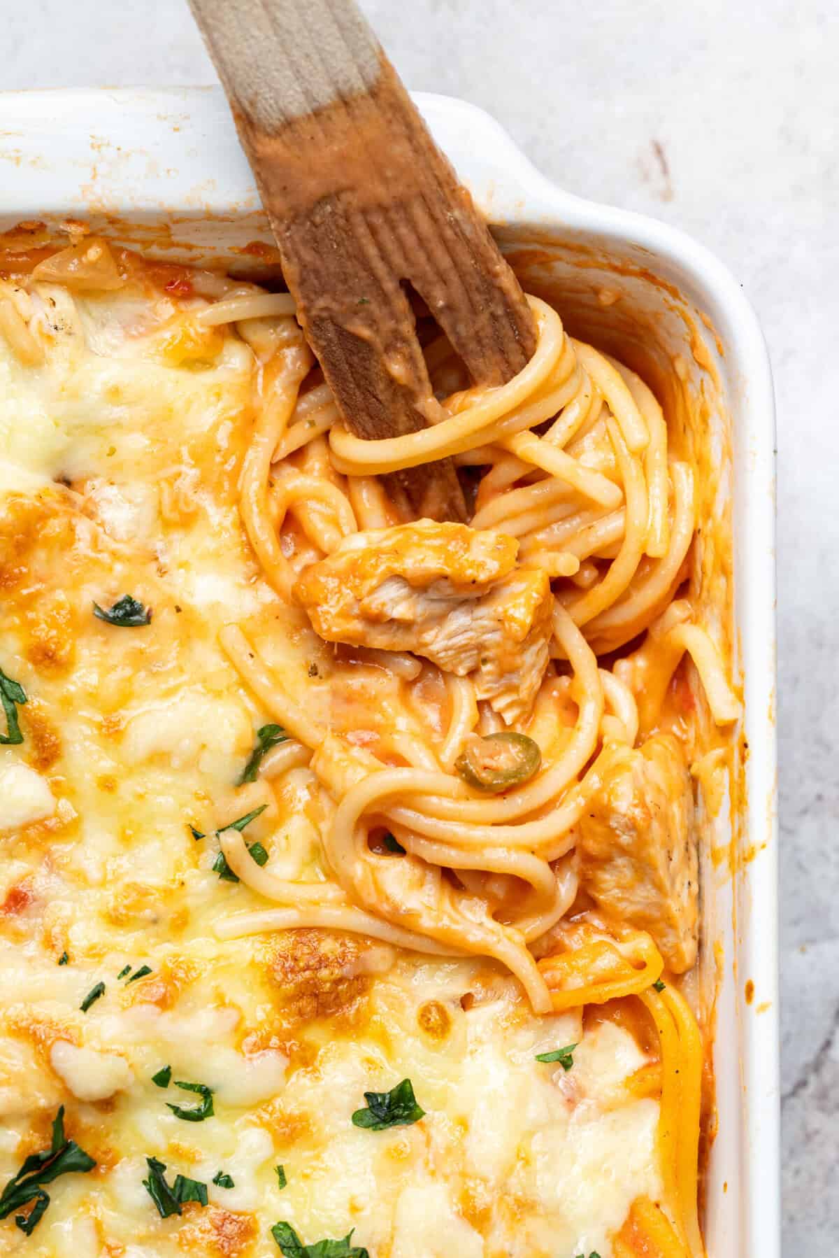 Chicken Spaghetti Recipe - foodfaithfitness
