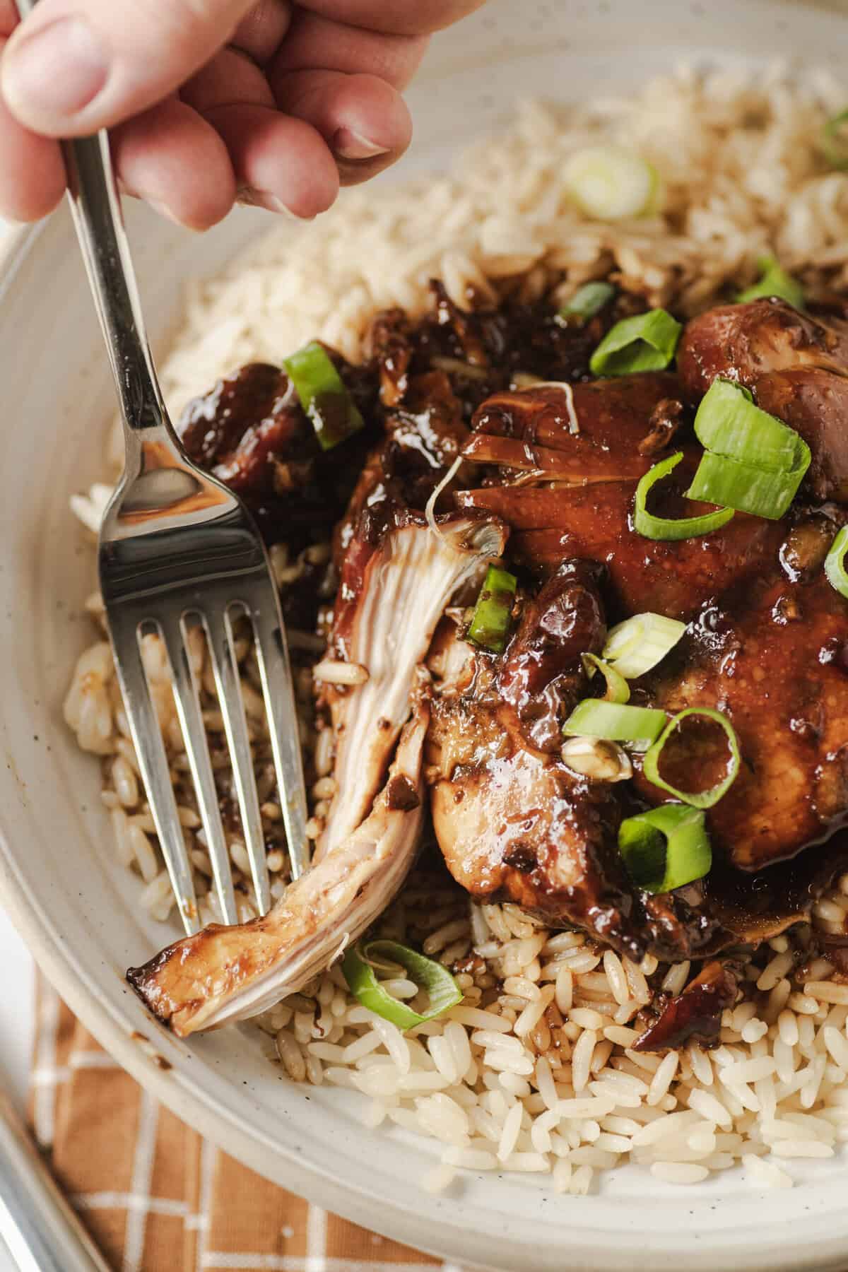 Crock-Pot Bourbon Chicken - foodfaithfitness