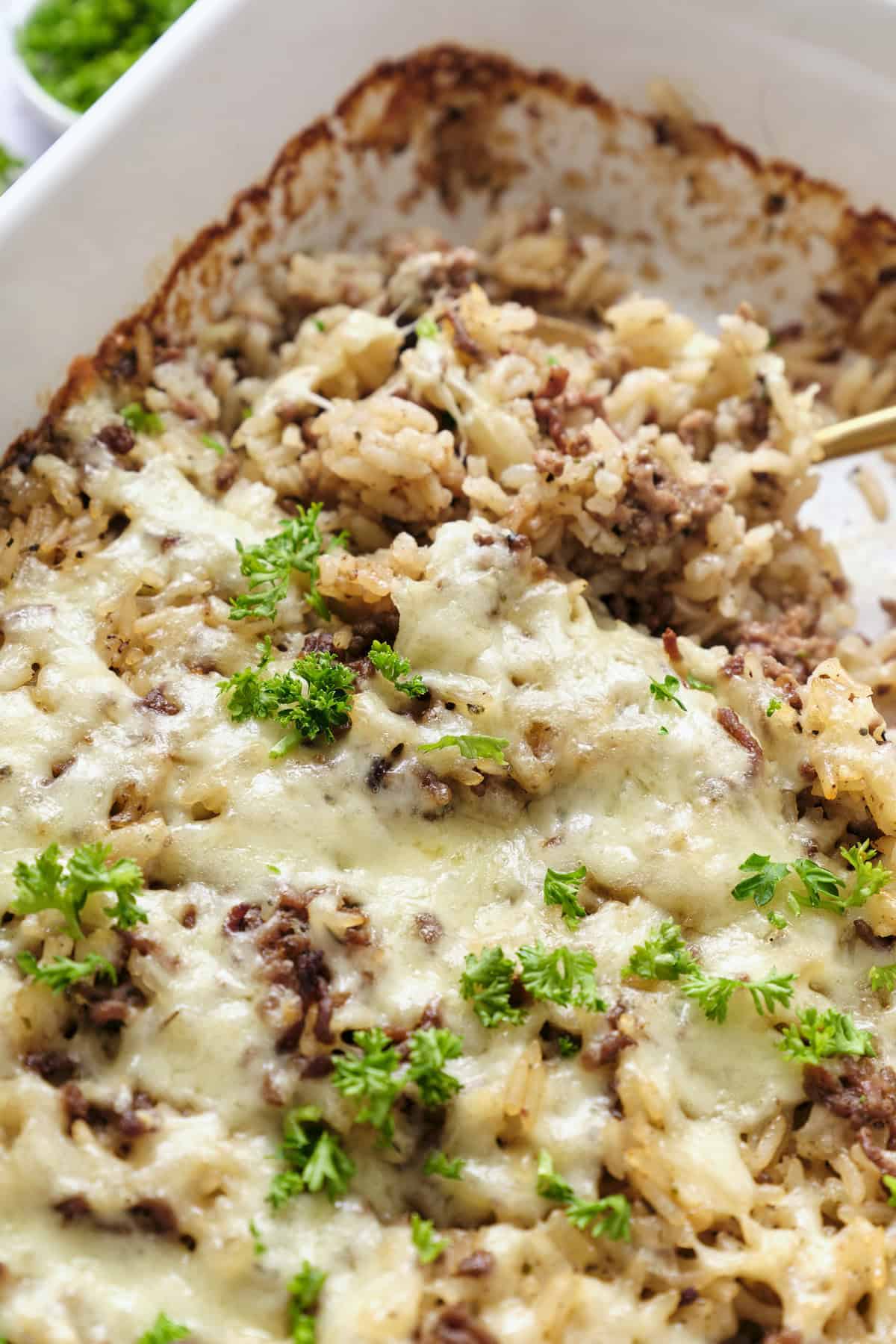 Hamburger Rice Casserole - foodfaithfitness