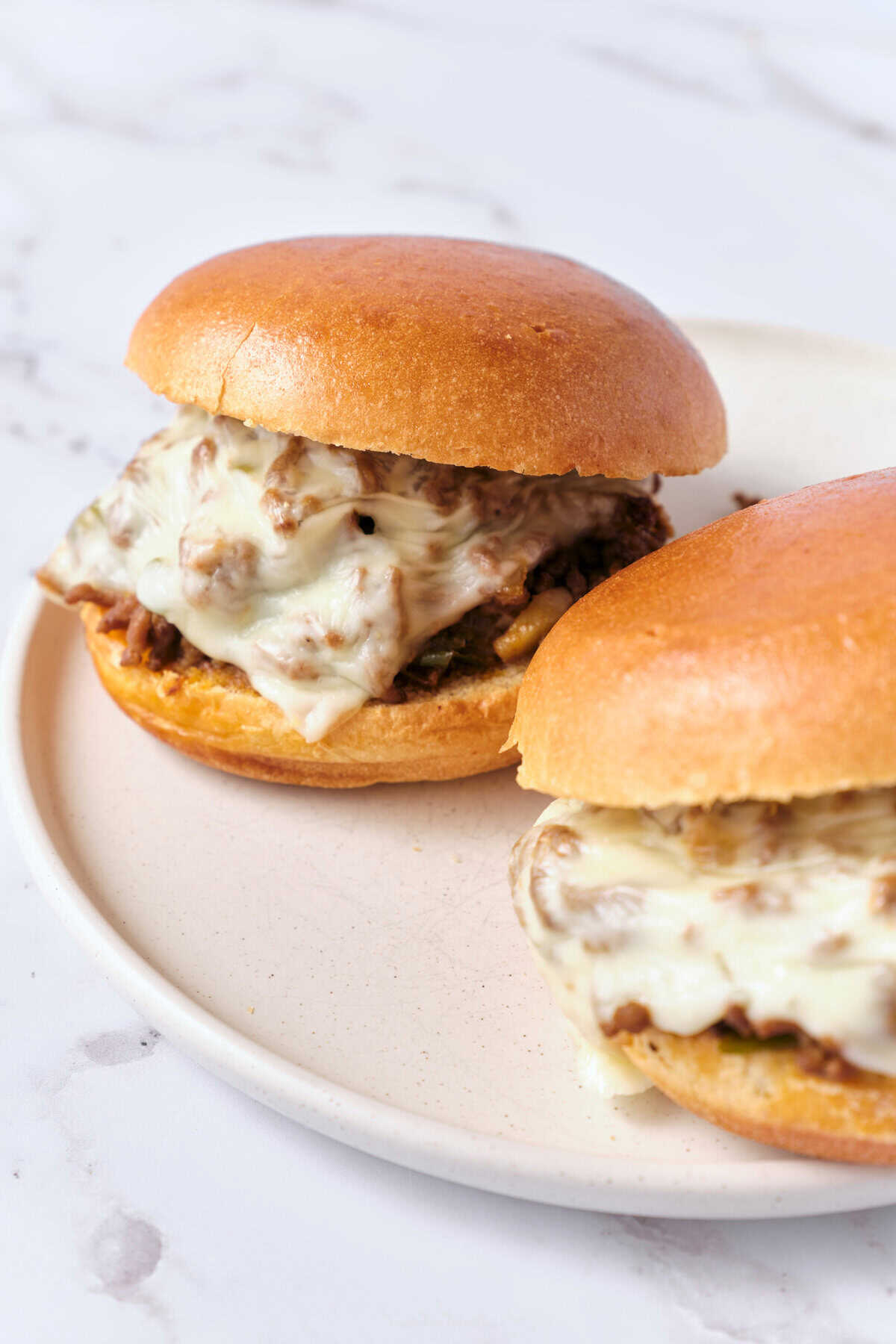 Philly Cheese Steak Sloppy Joe - foodfaithfitness