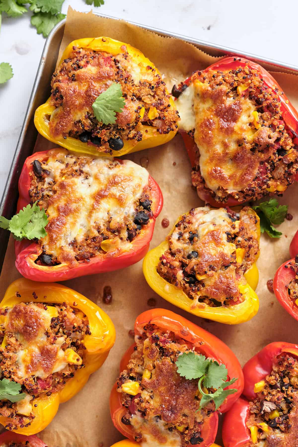 Quinoa Stuffed Peppers - foodfaithfitness