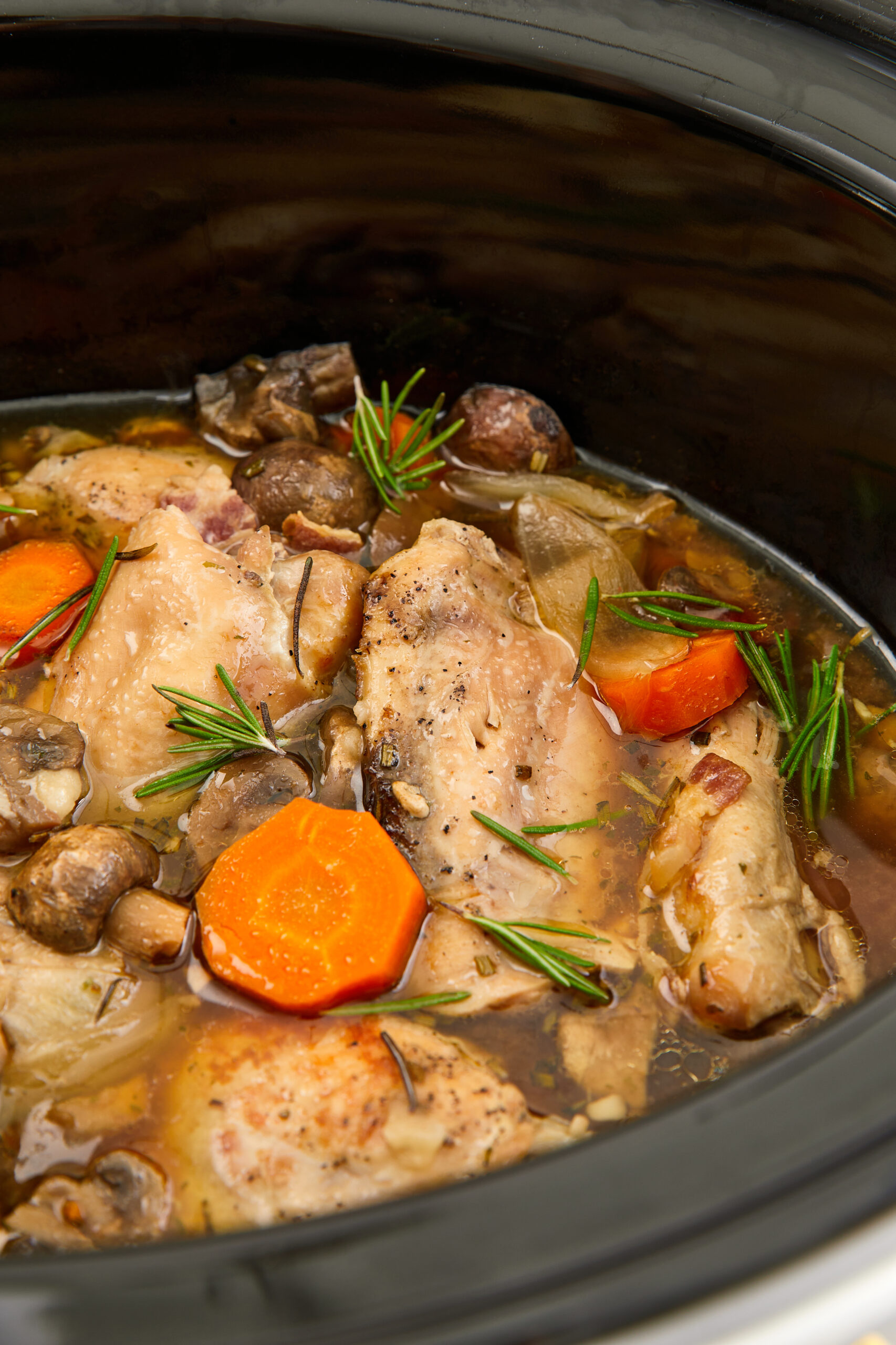 Slow-Cooker Coq au Vin - foodfaithfitness
