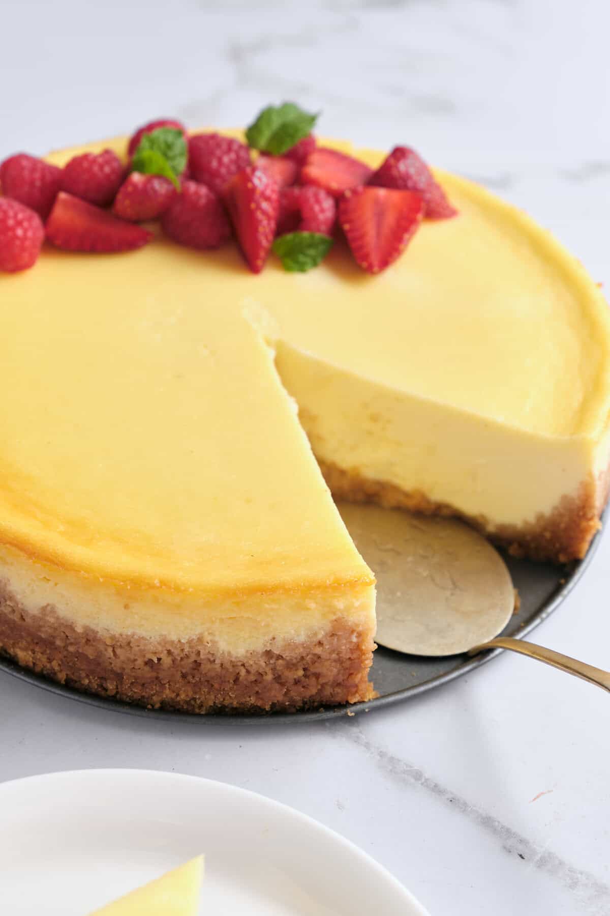Sour Cream Cheesecake - foodfaithfitness