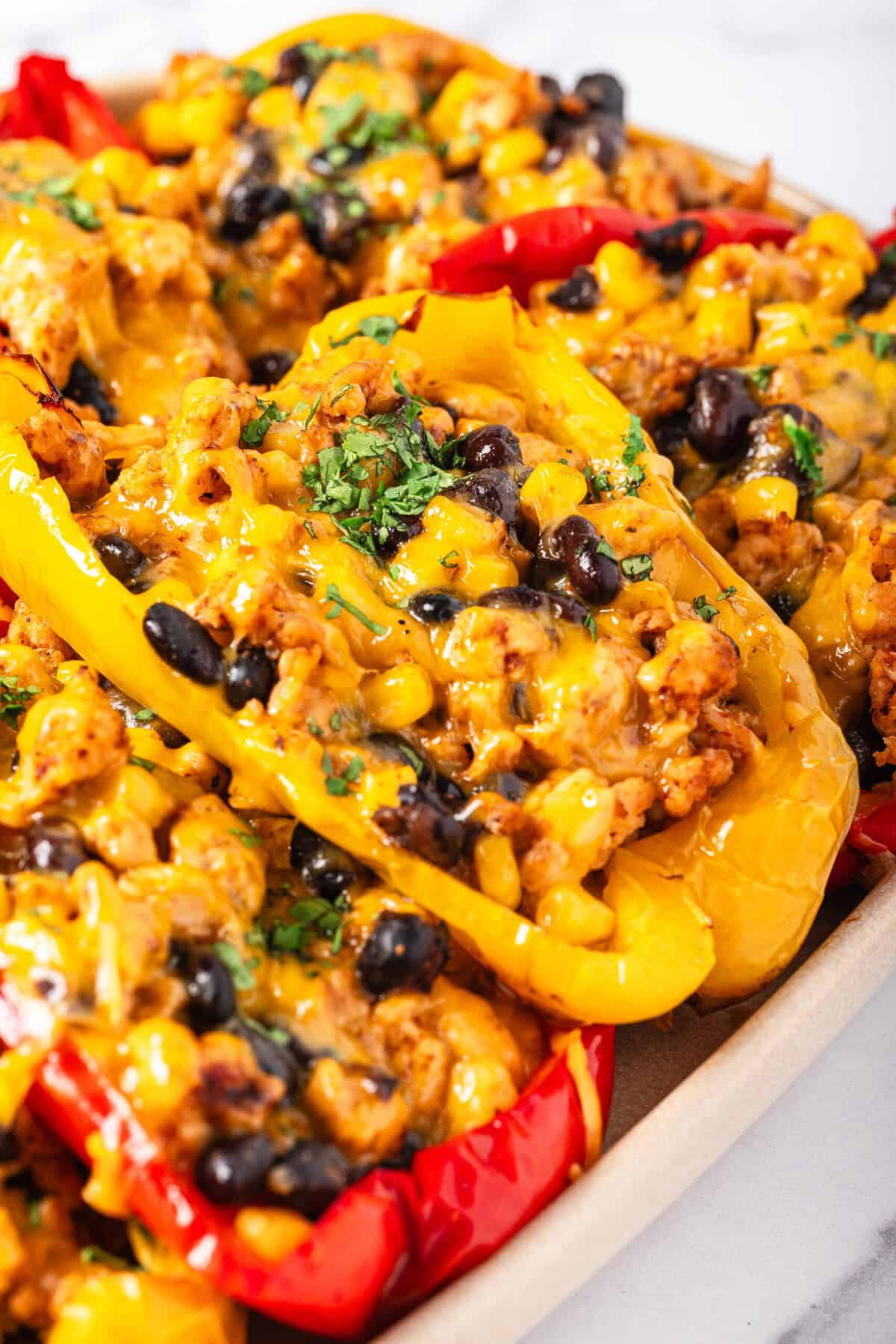 Taco Stuffed Peppers - foodfaithfitness