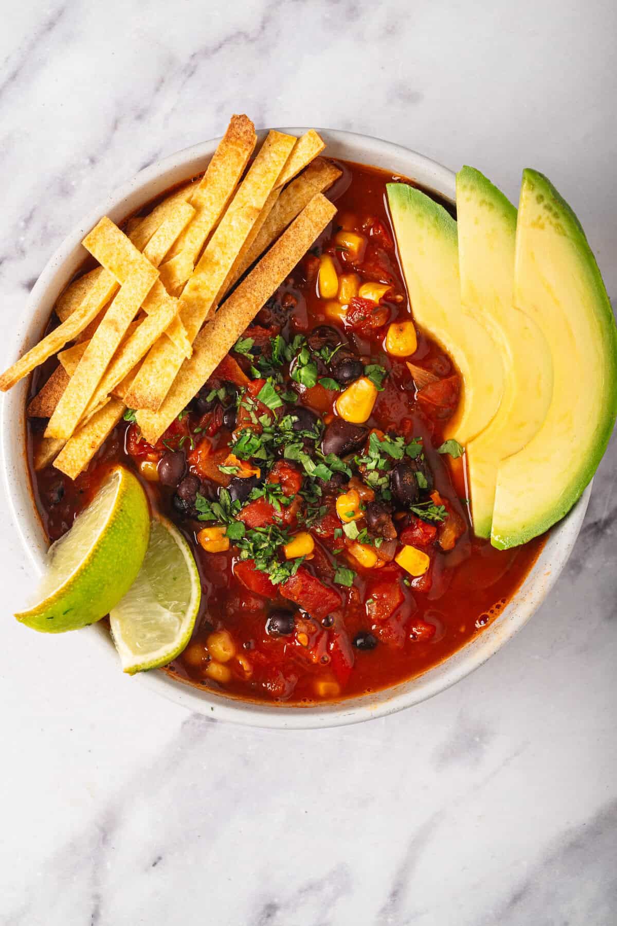 Vegan Tortilla Soup - foodfaithfitness