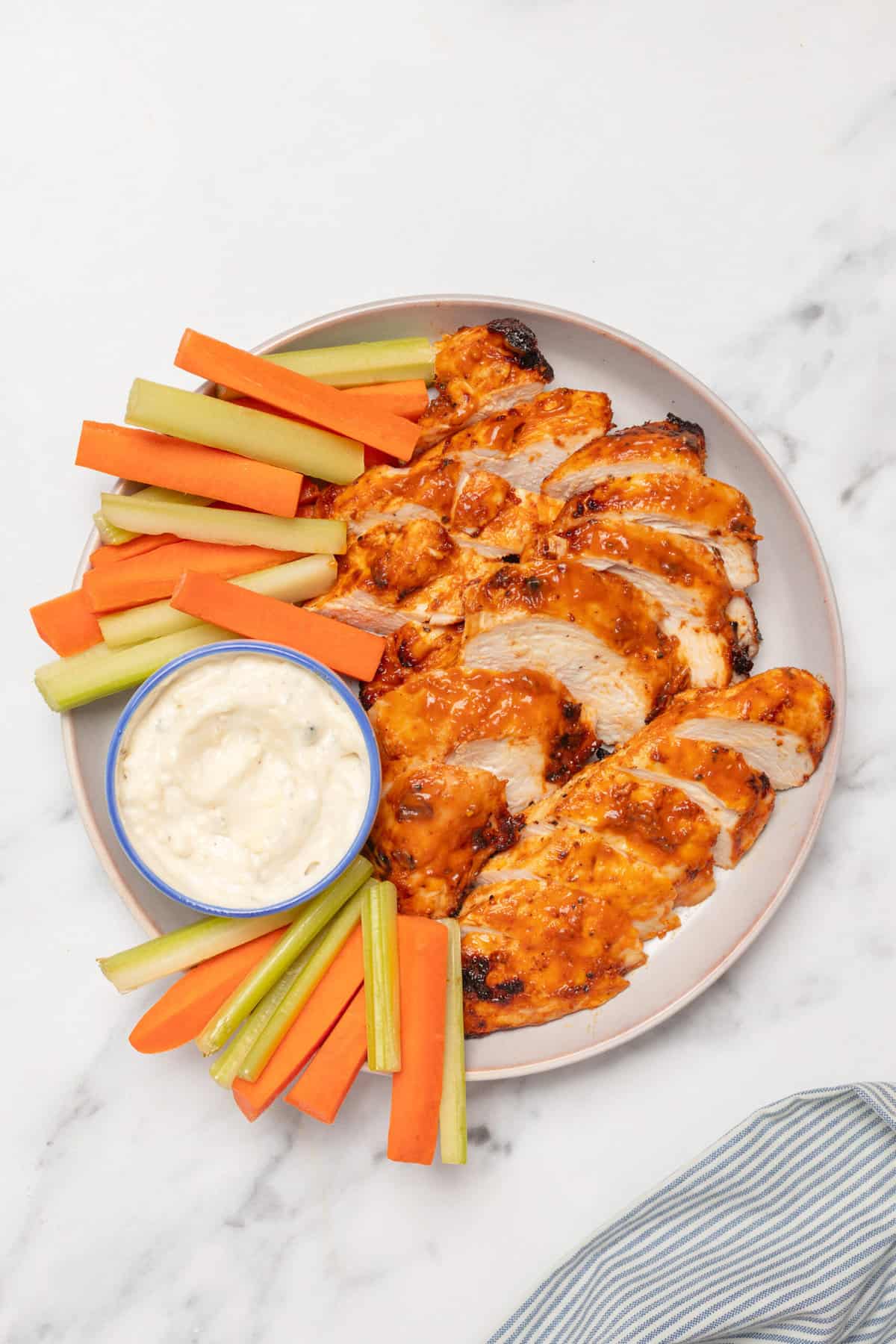 Air Frityer Buffalo Chicken - Foodfaithfittness