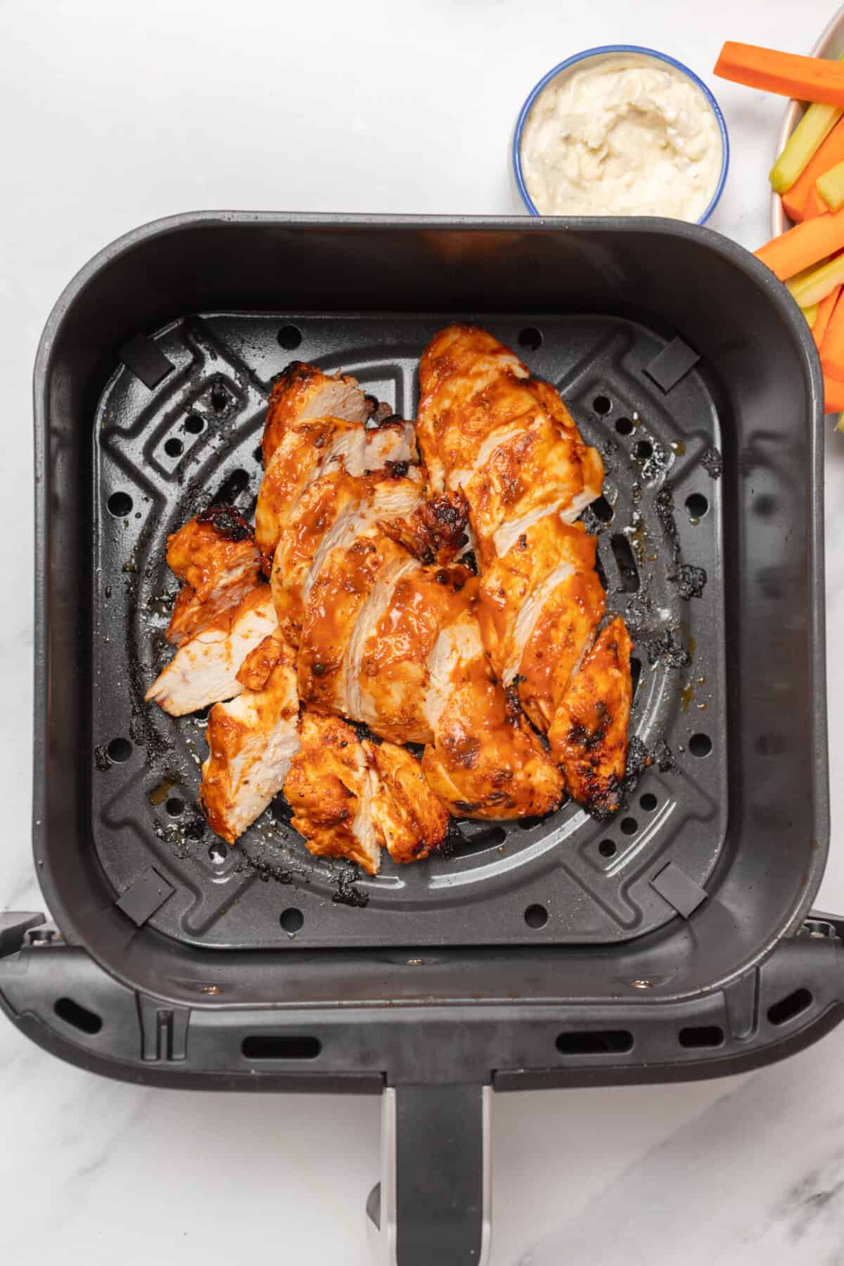 Air Frityer Buffalo Chicken - Foodfaithfittness